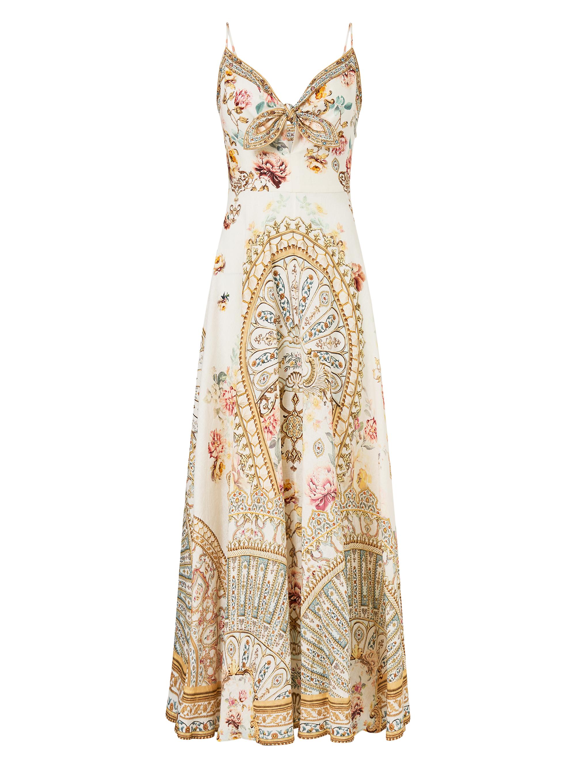Camilla Floral Linen Maxi Dress | Saks Fifth Avenue