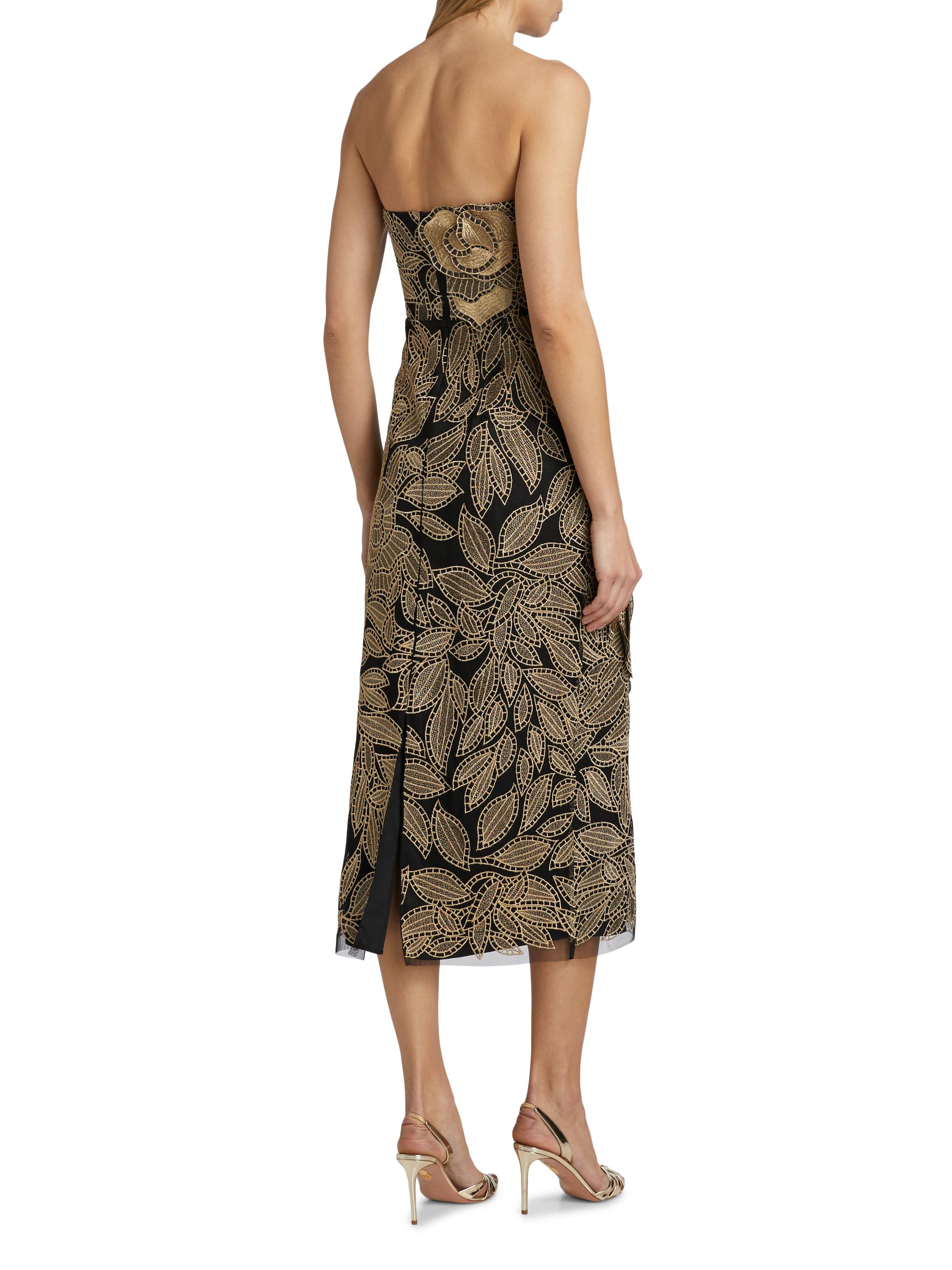 Ramy Brook Venetia Lace Strapless Midi-Dress | Saks Fifth Avenue