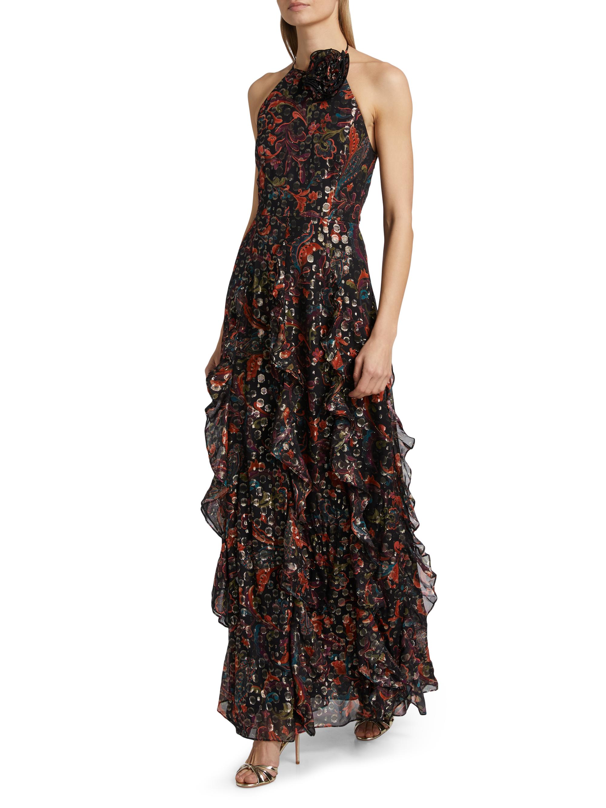 Ramy Brook Idella Printed Halterneck Gown | Saks Fifth Avenue