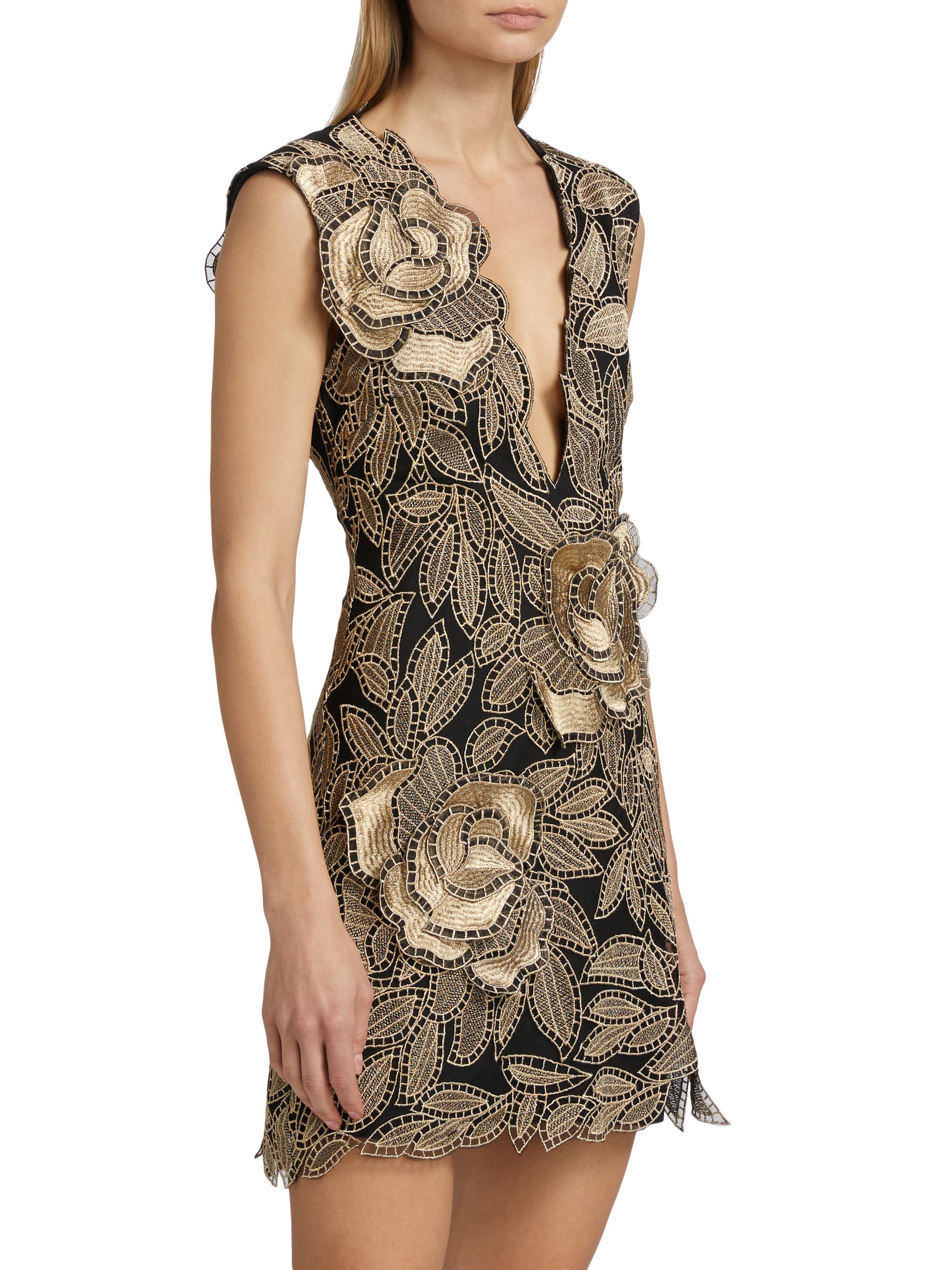Ramy Brook Maybell Embroidered Lace Minidress | Saks Fifth Avenue