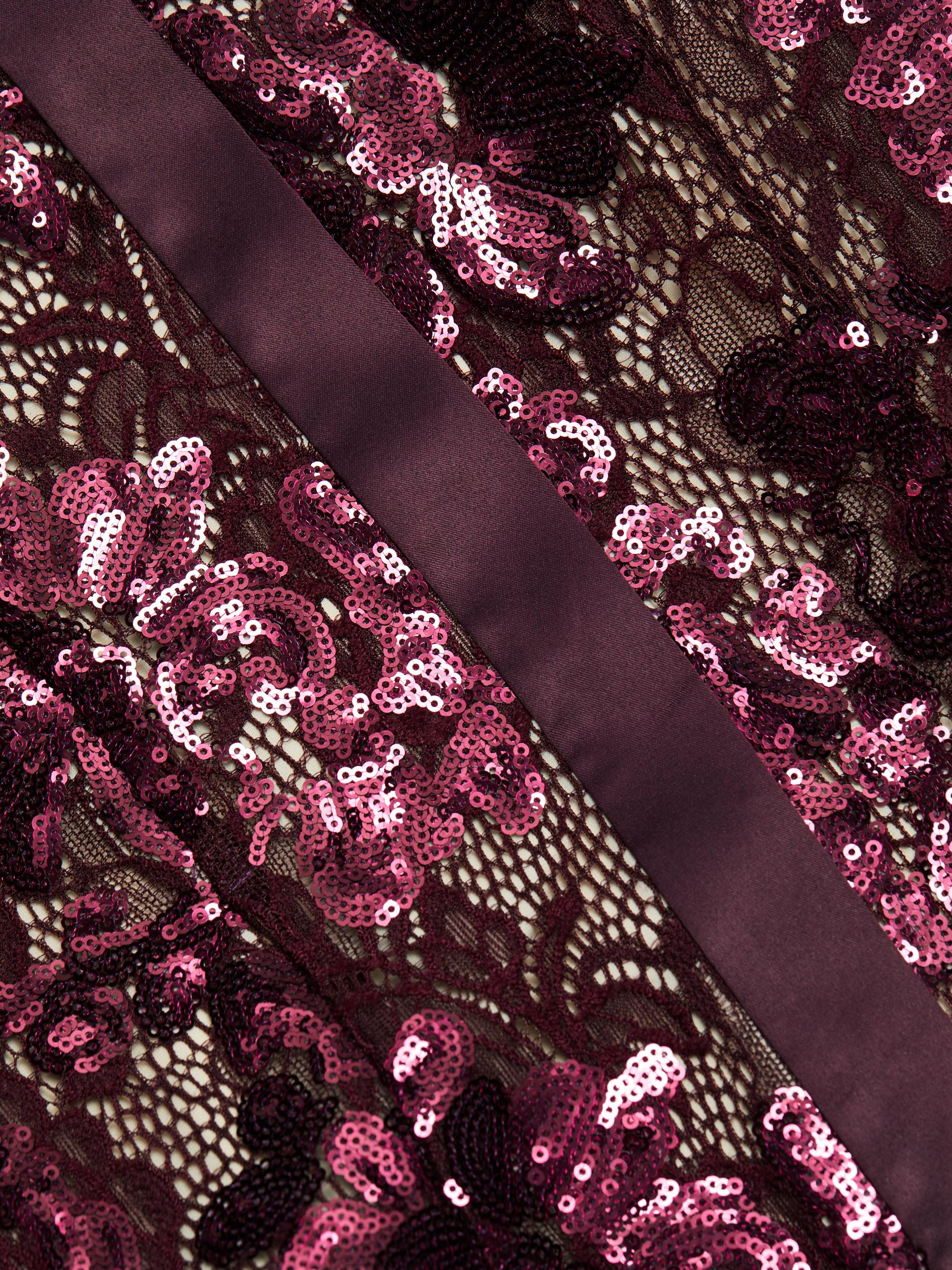 Ramy Brook Venia Lace Sequined Shirt Gown | Saks Fifth Avenue