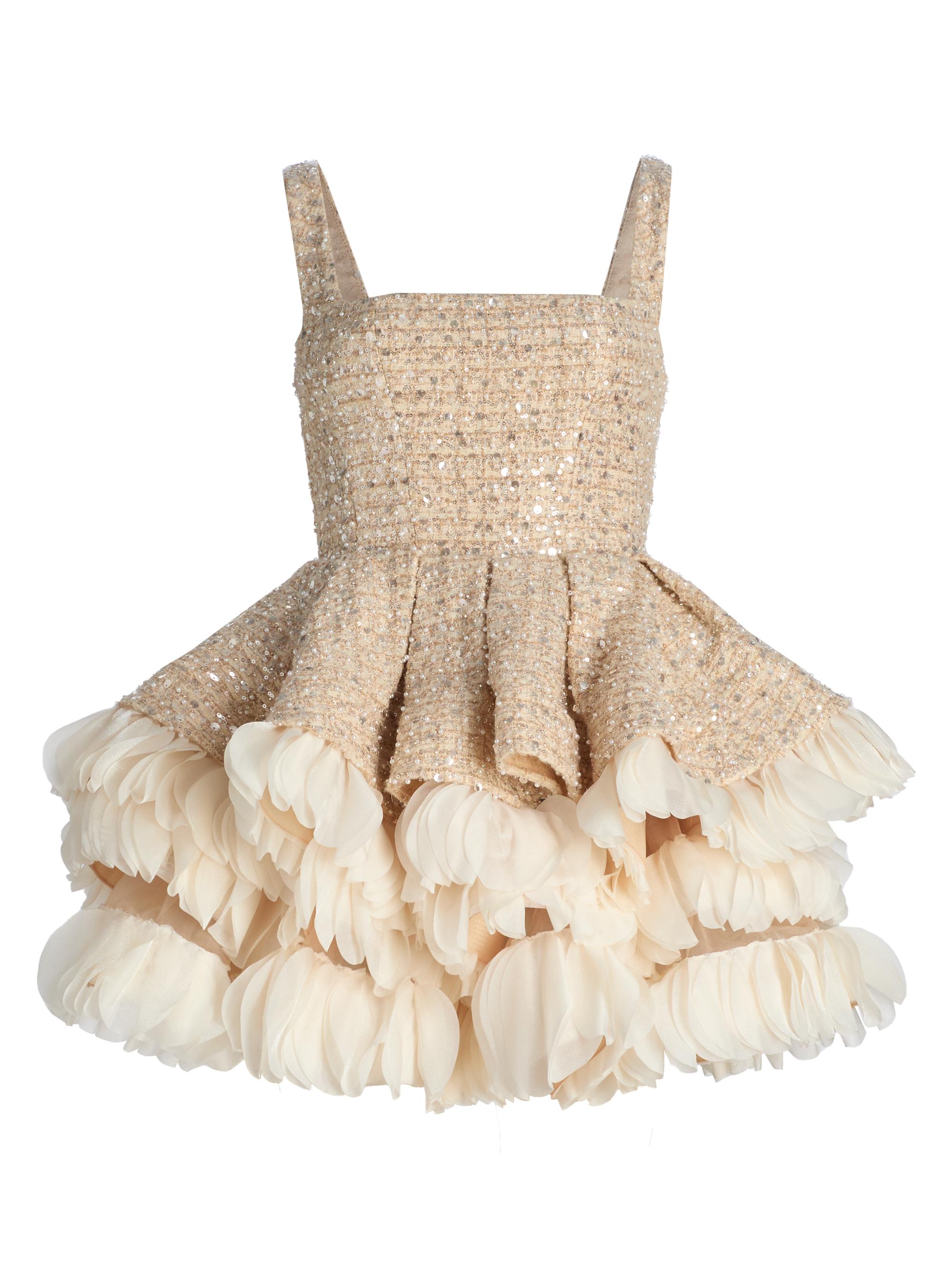 Bronx and Banco Women's Catalina Sequined Ruffle Minidress -