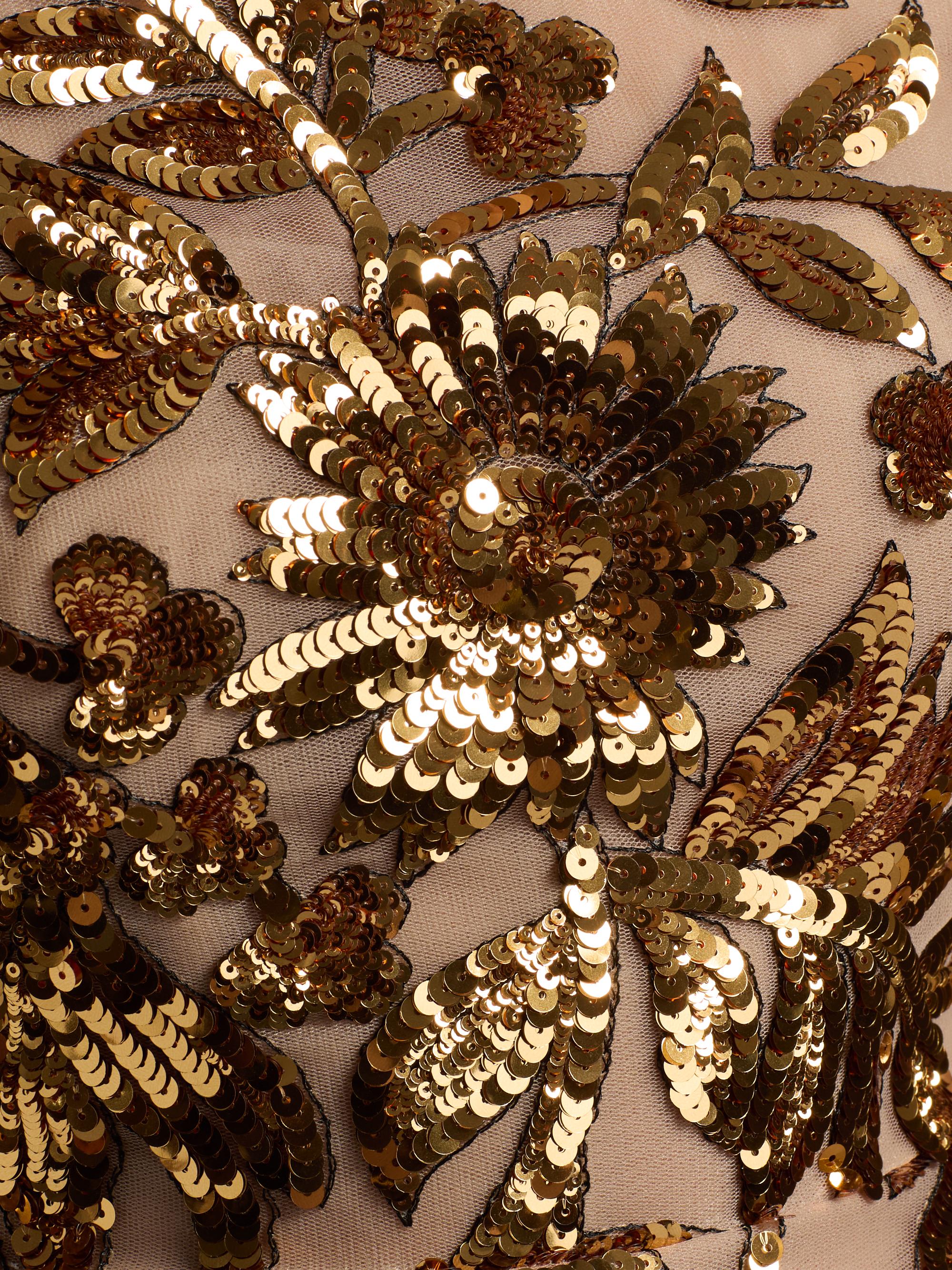 Bronx and Banco Aurelia Floral-Sequined Minidress | Saks Fifth Avenue