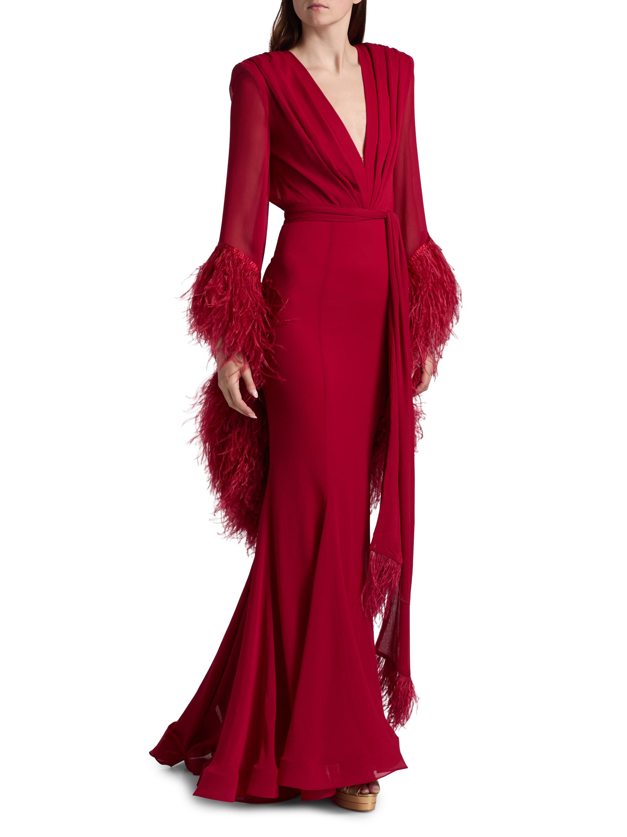 geisha designs pleated cape v neck maxi dress Geisha Designs Pleated Cape V-Neck Maxi Dress