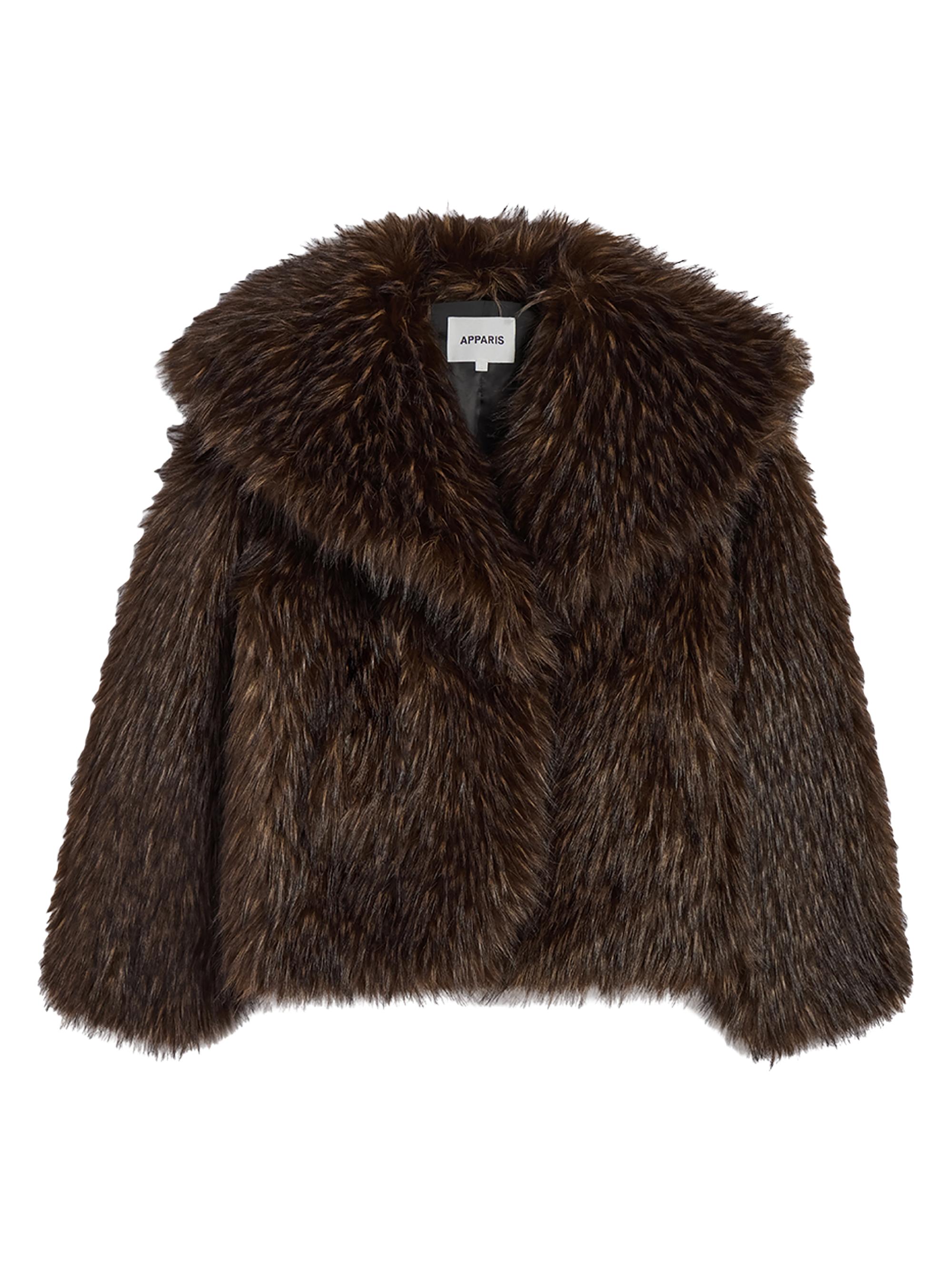 Yara Faux-Fox Fur Coat