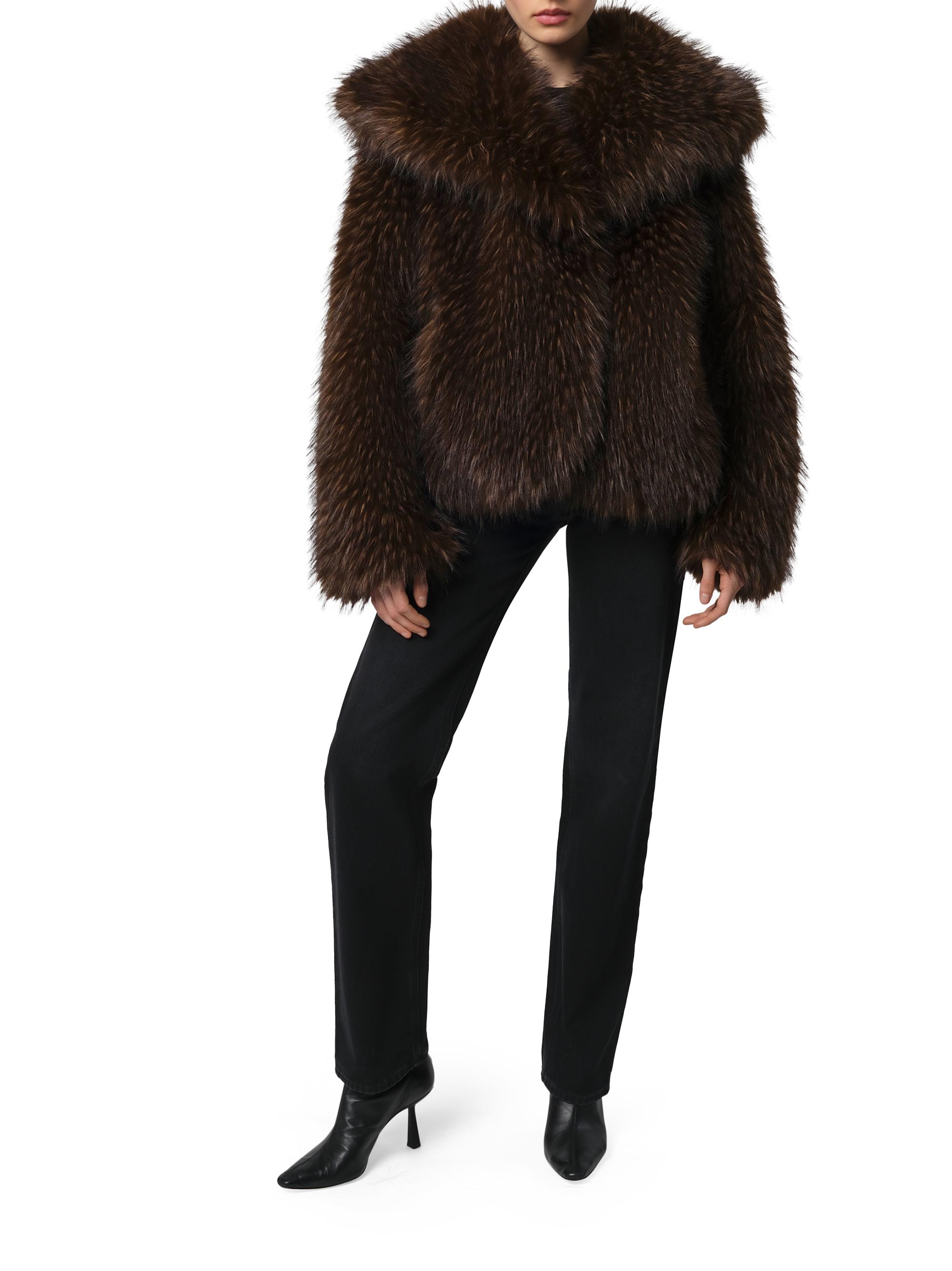 Apparis Yara Faux-Fox Fur Coat | Saks Fifth Avenue