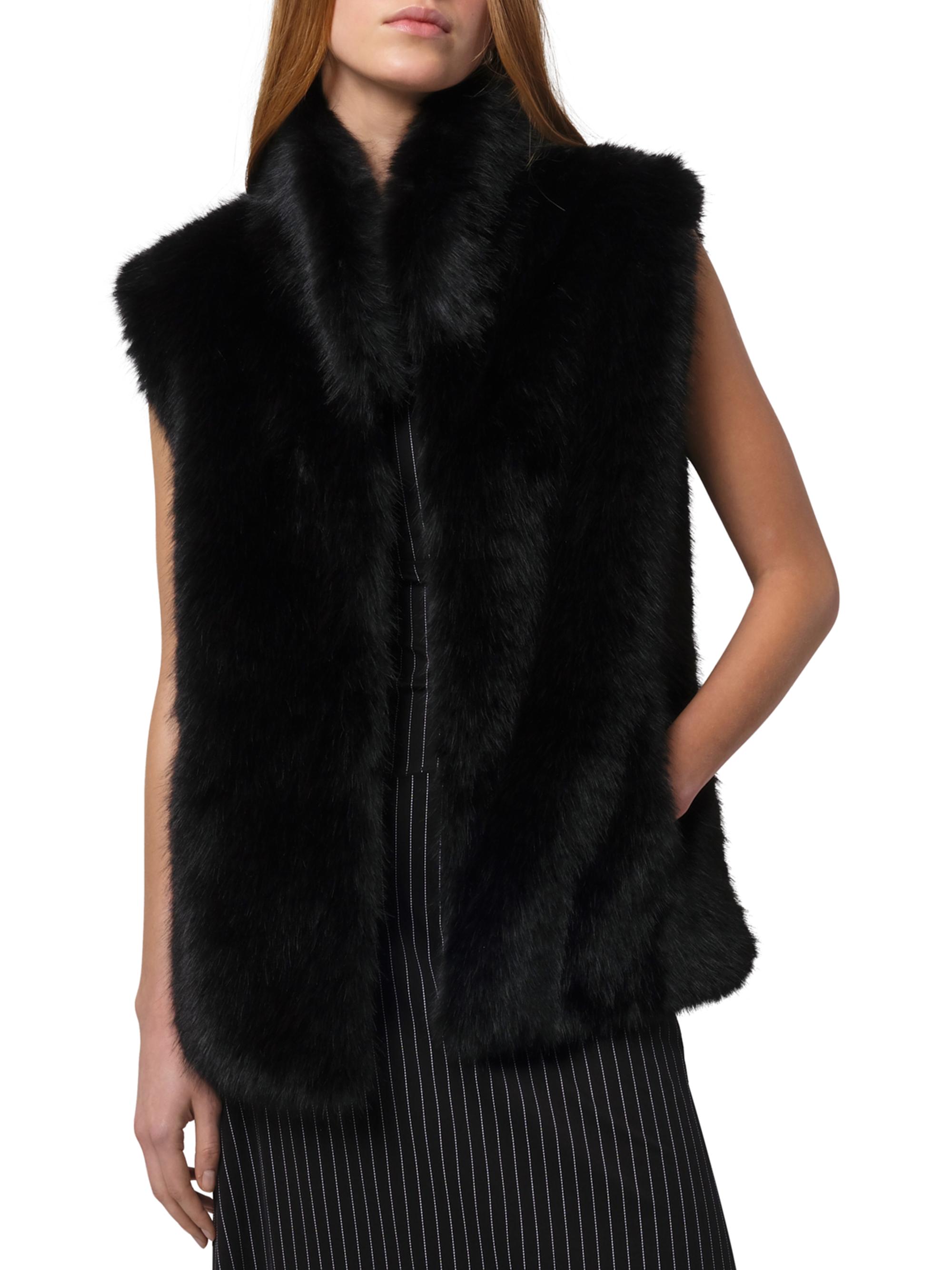 Apparis Laila Faux-Fur Vest | Saks Fifth Avenue