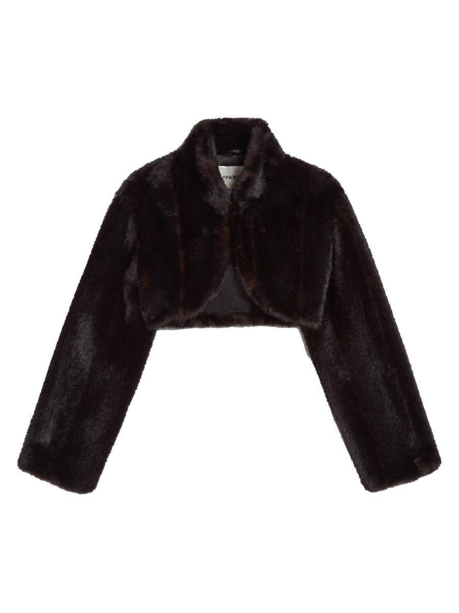 Apparis Odette Faux Fur Crop Bolero | Saks Fifth Avenue