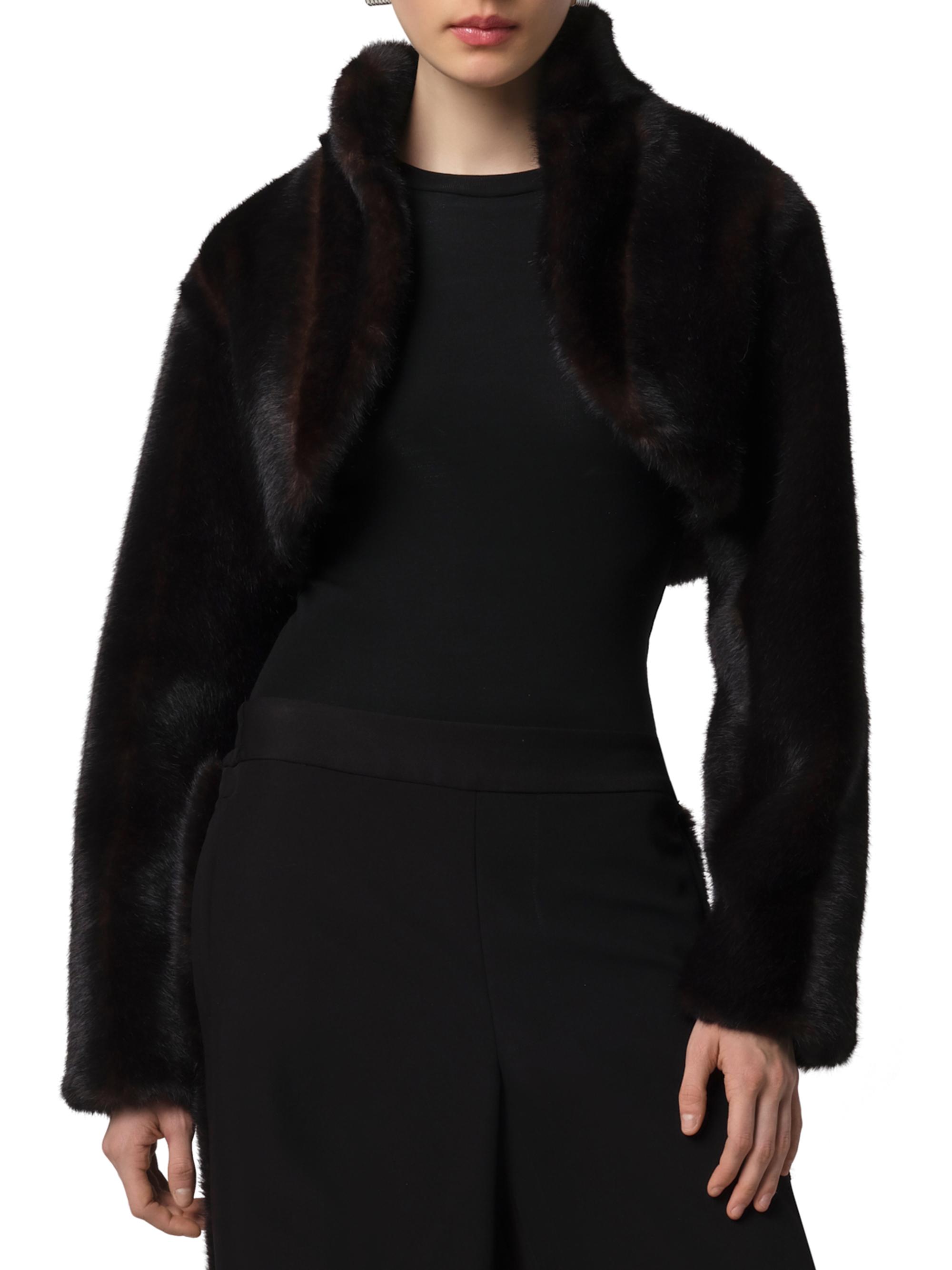 Apparis Odette Faux Fur Crop Bolero | Saks Fifth Avenue