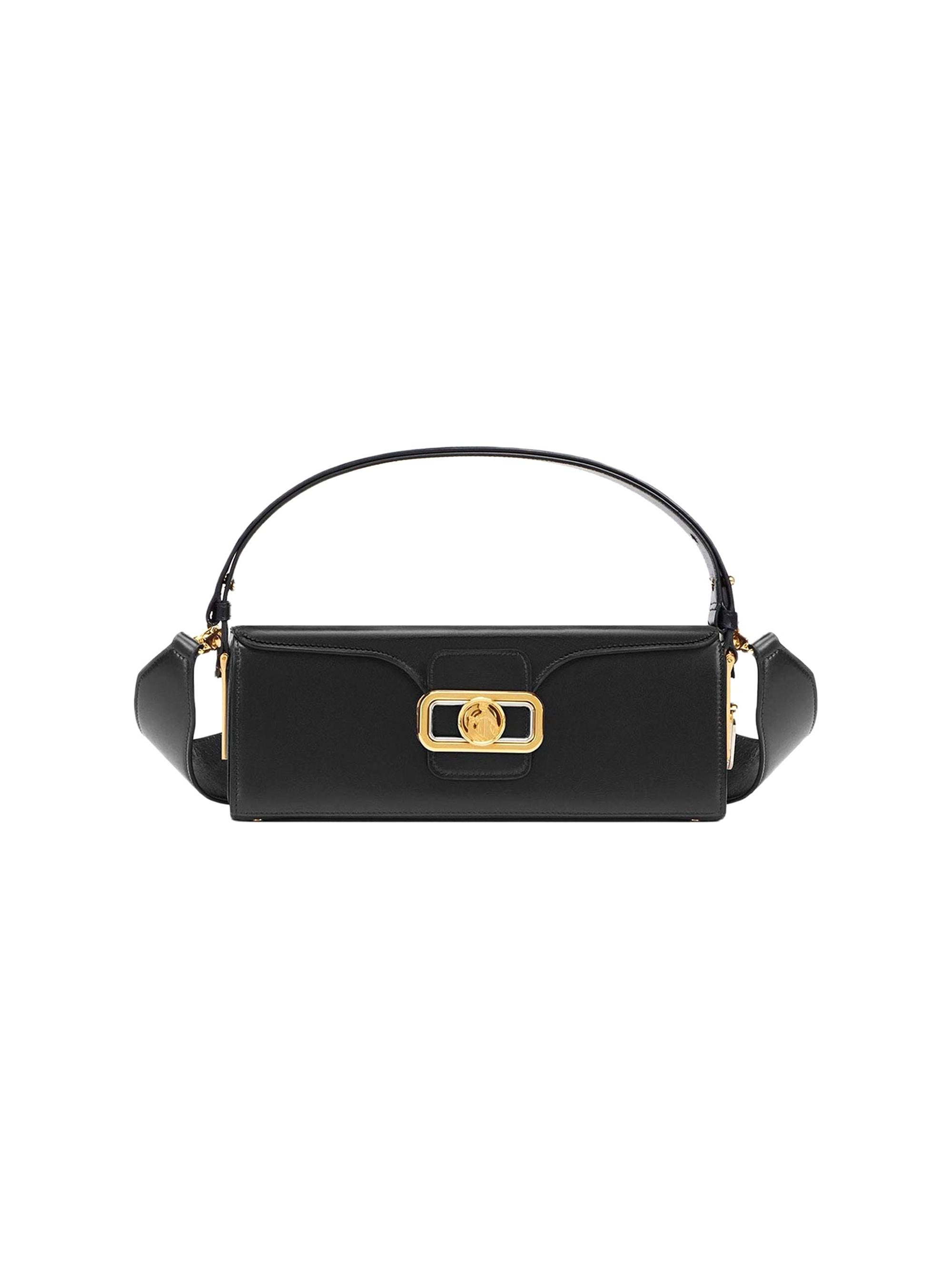 Lanvin Women's  Pencil Leather Top Handle Bag - Black