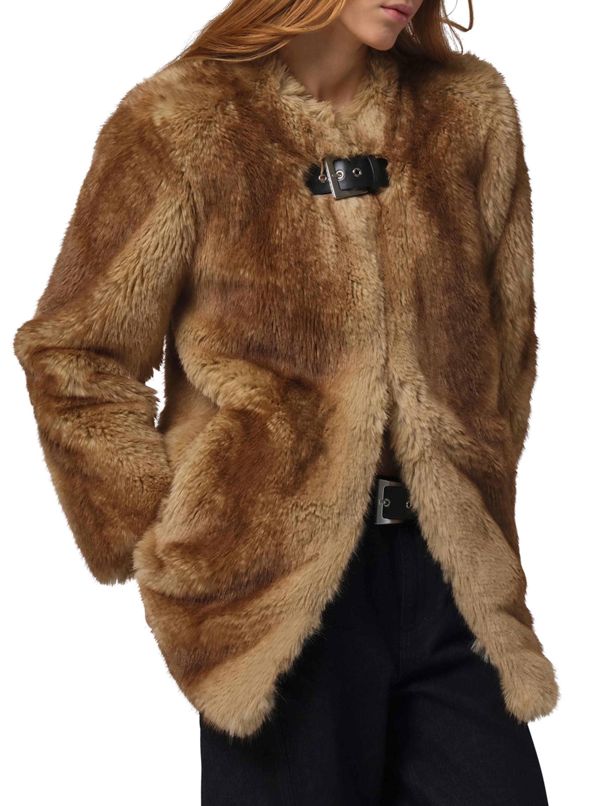 Apparis Petra Faux-Mink Fur Coat | Saks Fifth Avenue