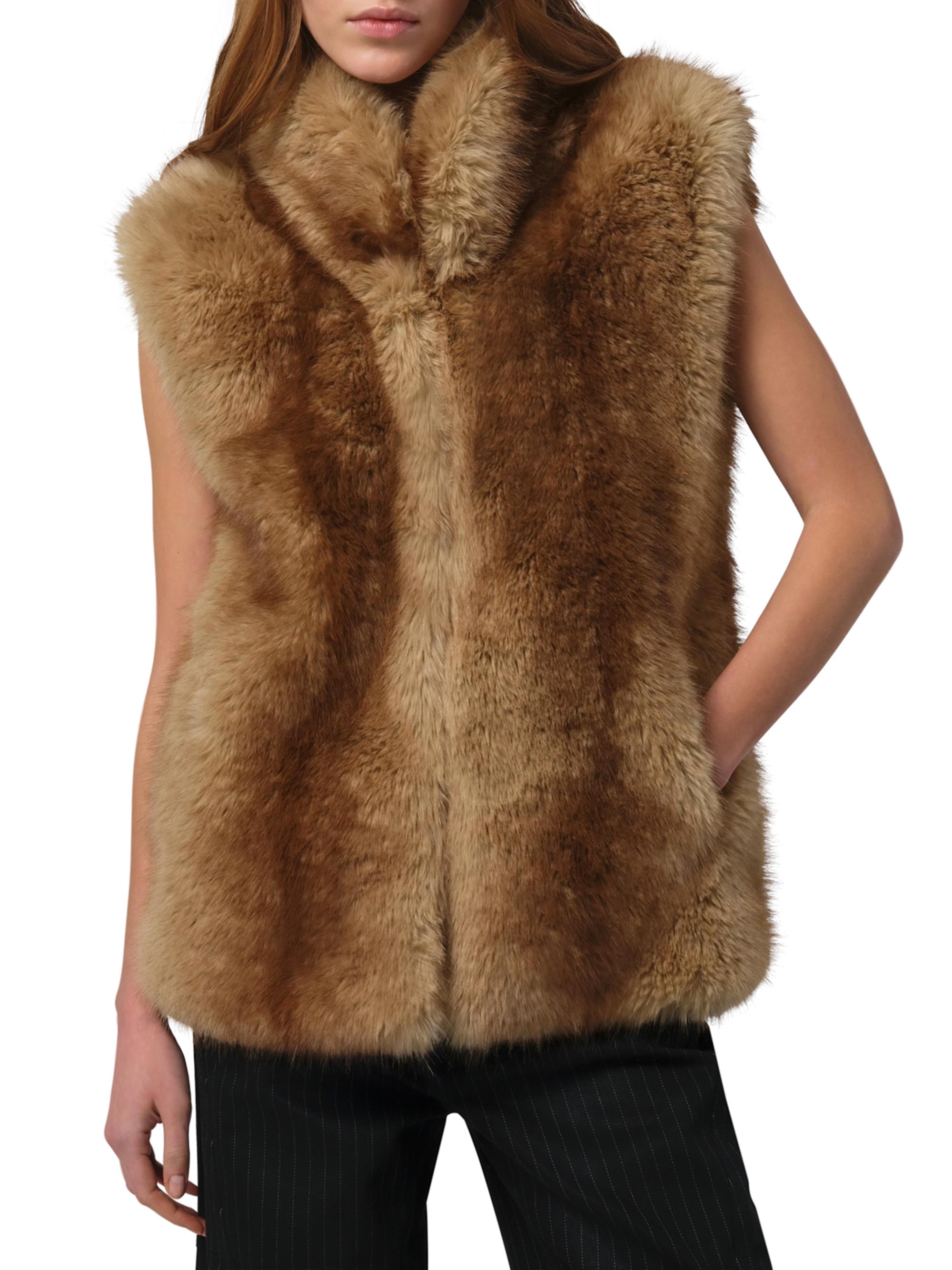 Apparis Laila Faux Fur Vest | Saks Fifth Avenue