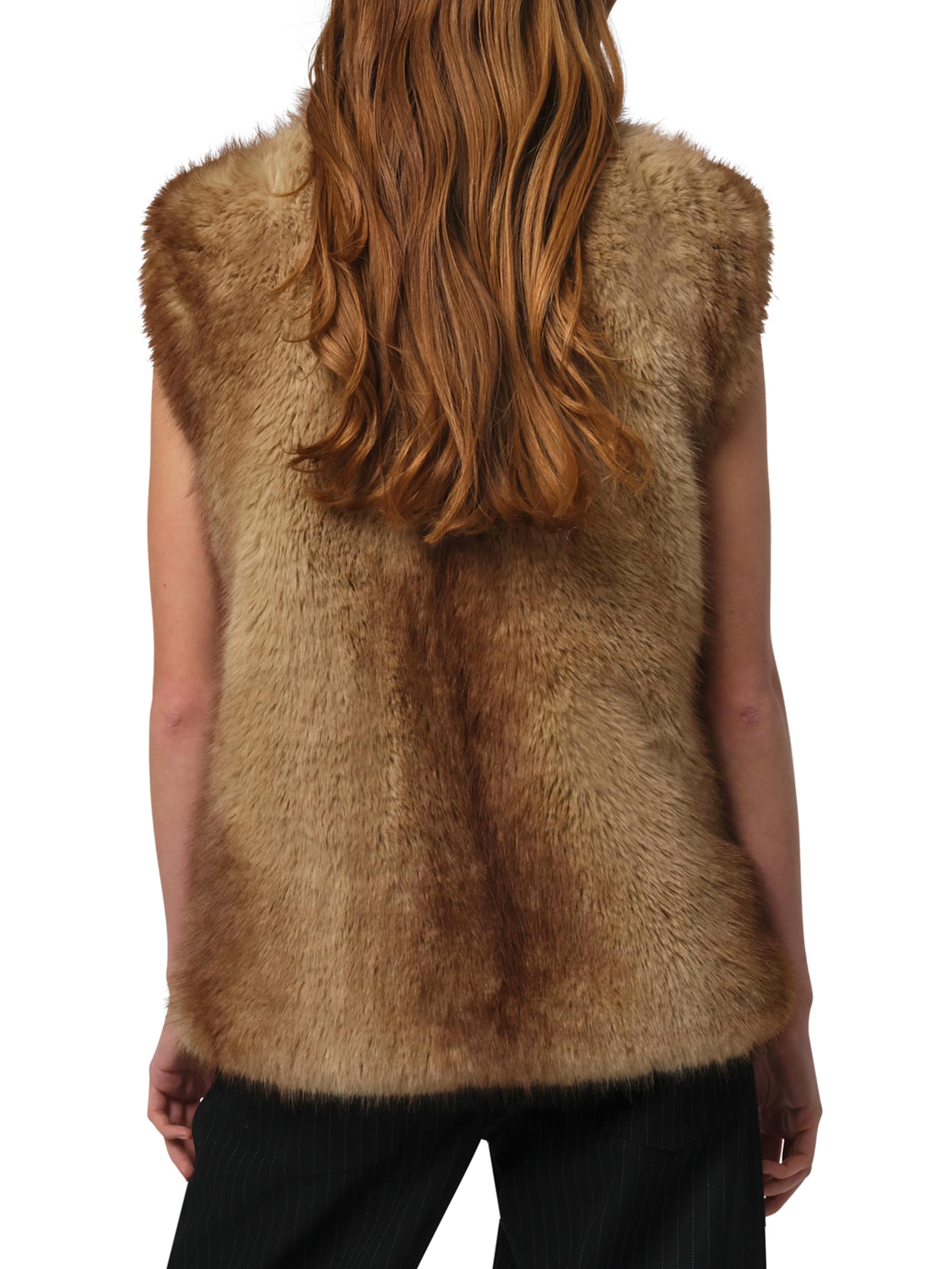 Apparis Laila Faux Fur Vest | Saks Fifth Avenue