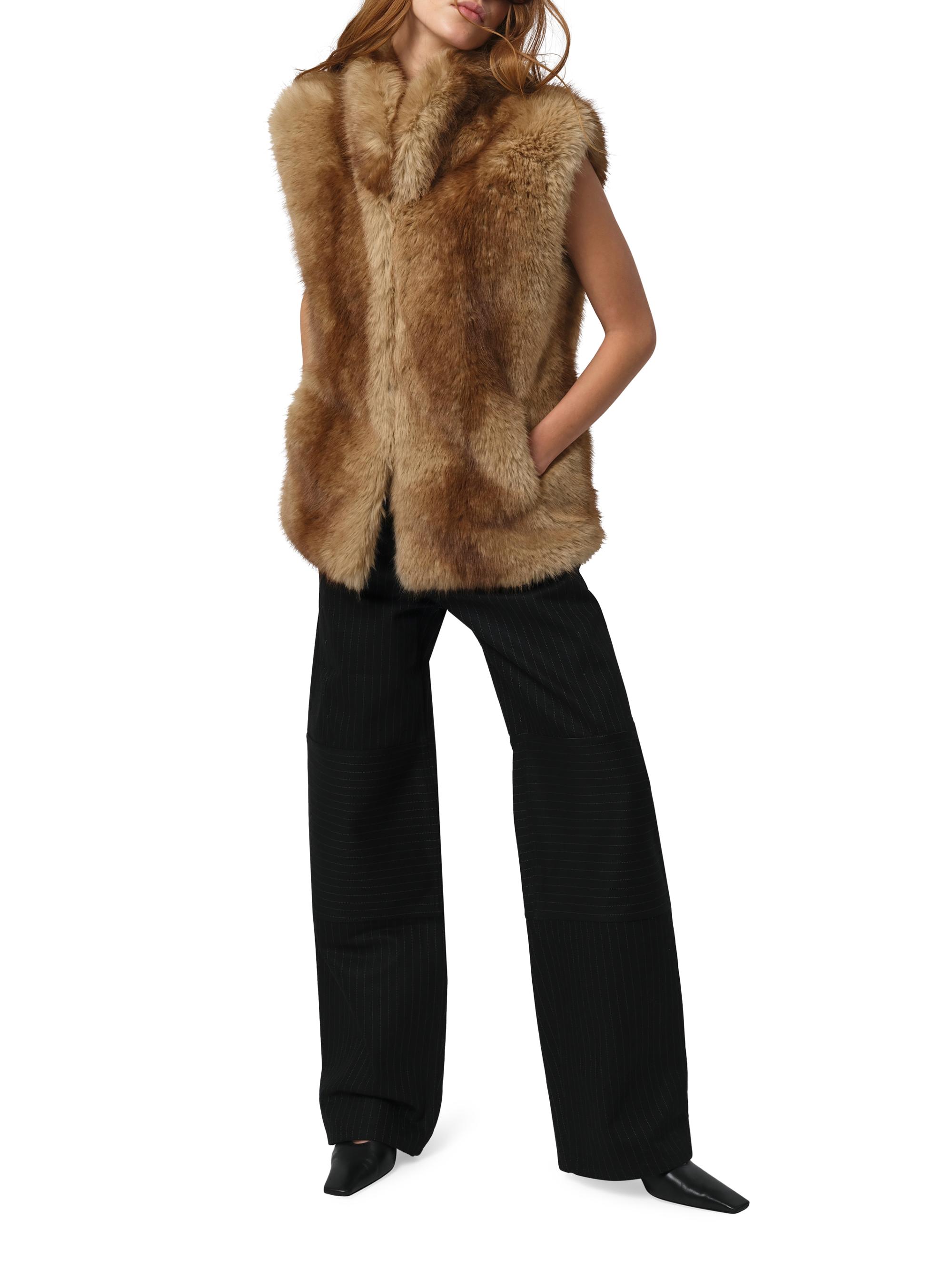 Apparis Laila Faux Fur Vest | Saks Fifth Avenue