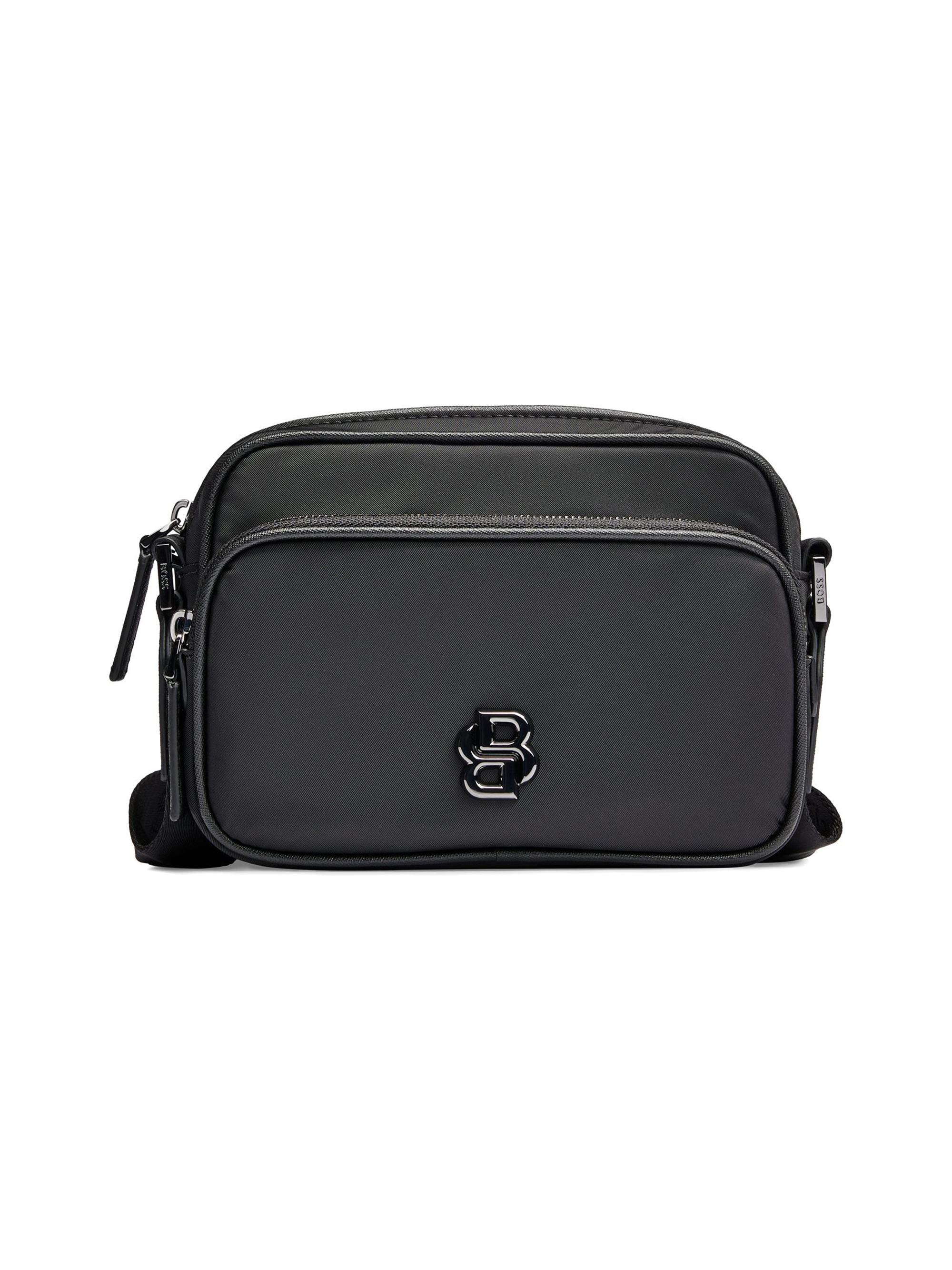 BOSS Women's Boss Selected by Shohei Ohtani Crossbody Bag with Double B Monogram - Black