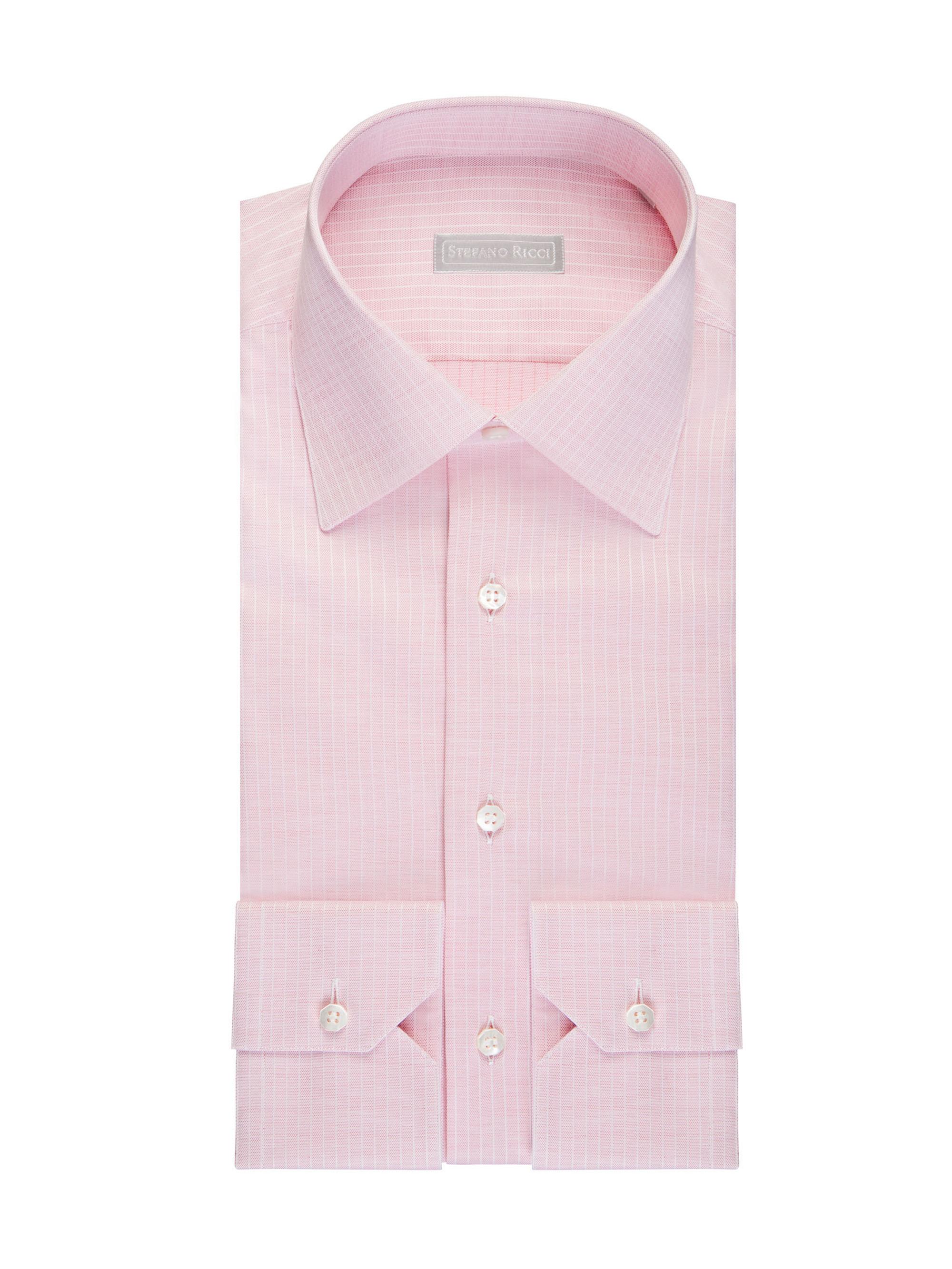Stefano Ricci Men's Cotton Roma Shirt - Pink