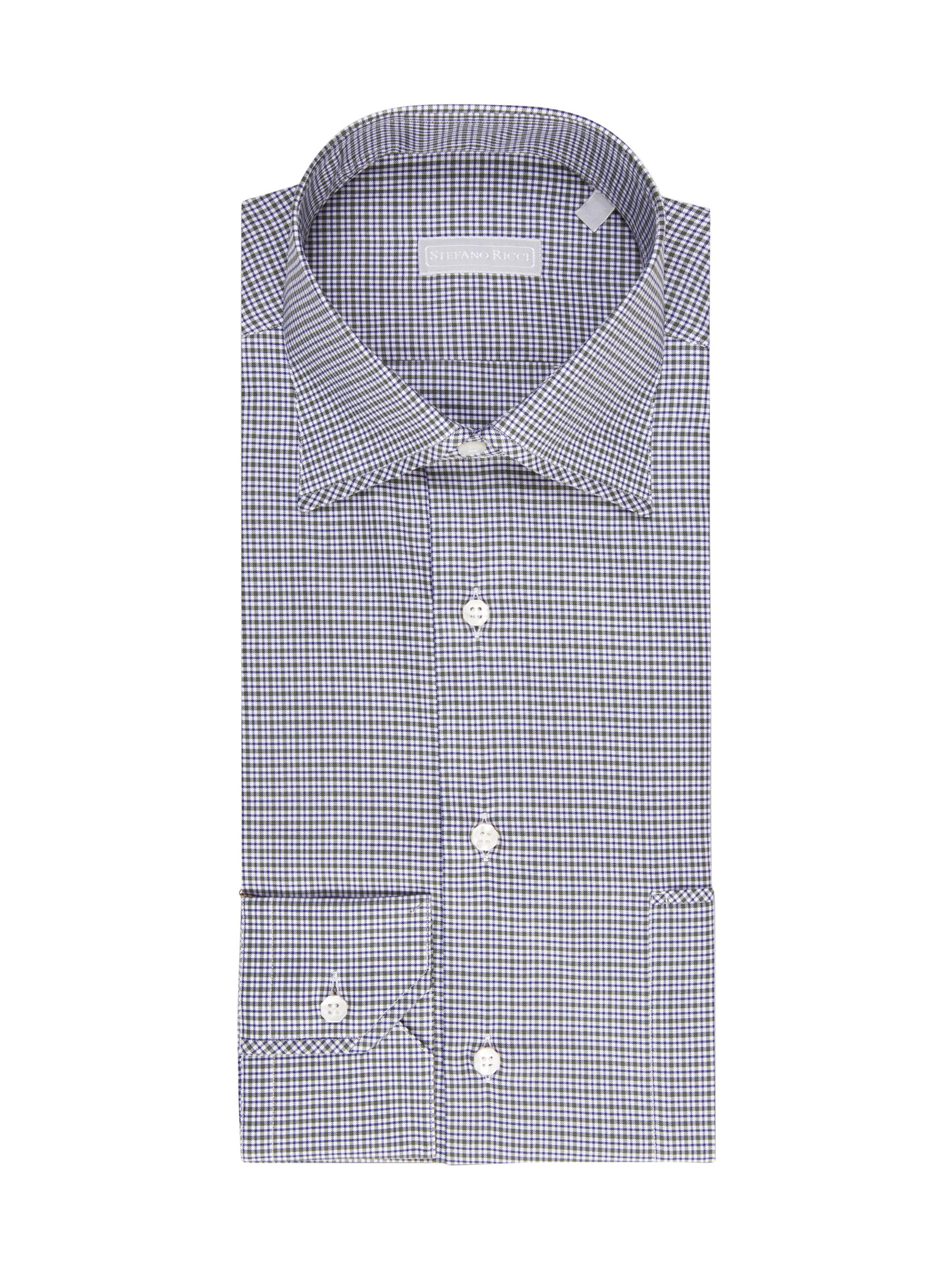 Stefano Ricci Men's Cotton Alba Shirt - Lavander