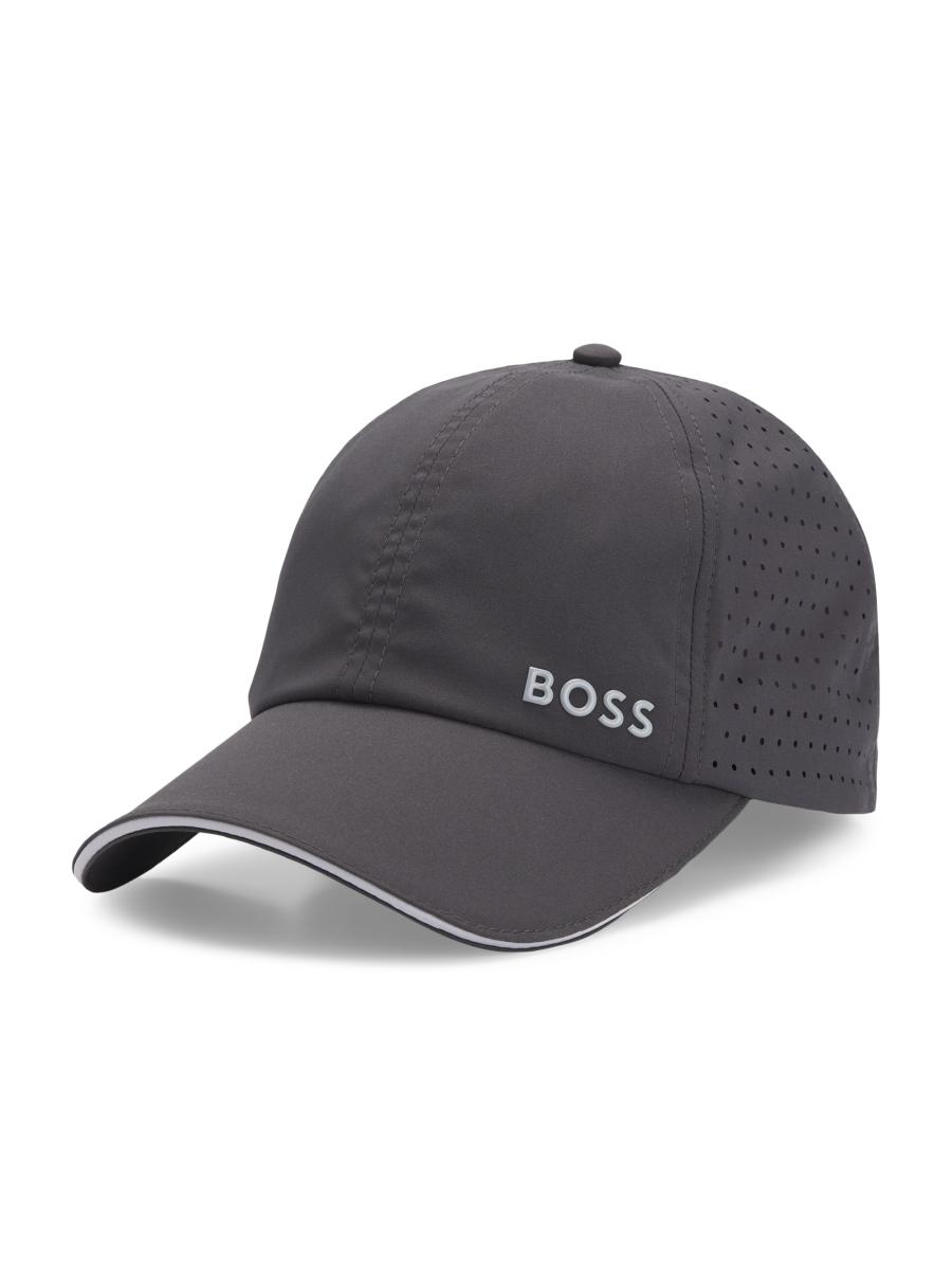 小物 Boss BOSS Taffeta Cap with Laser-Cut Dot Pattern | Saks Fifth Avenue