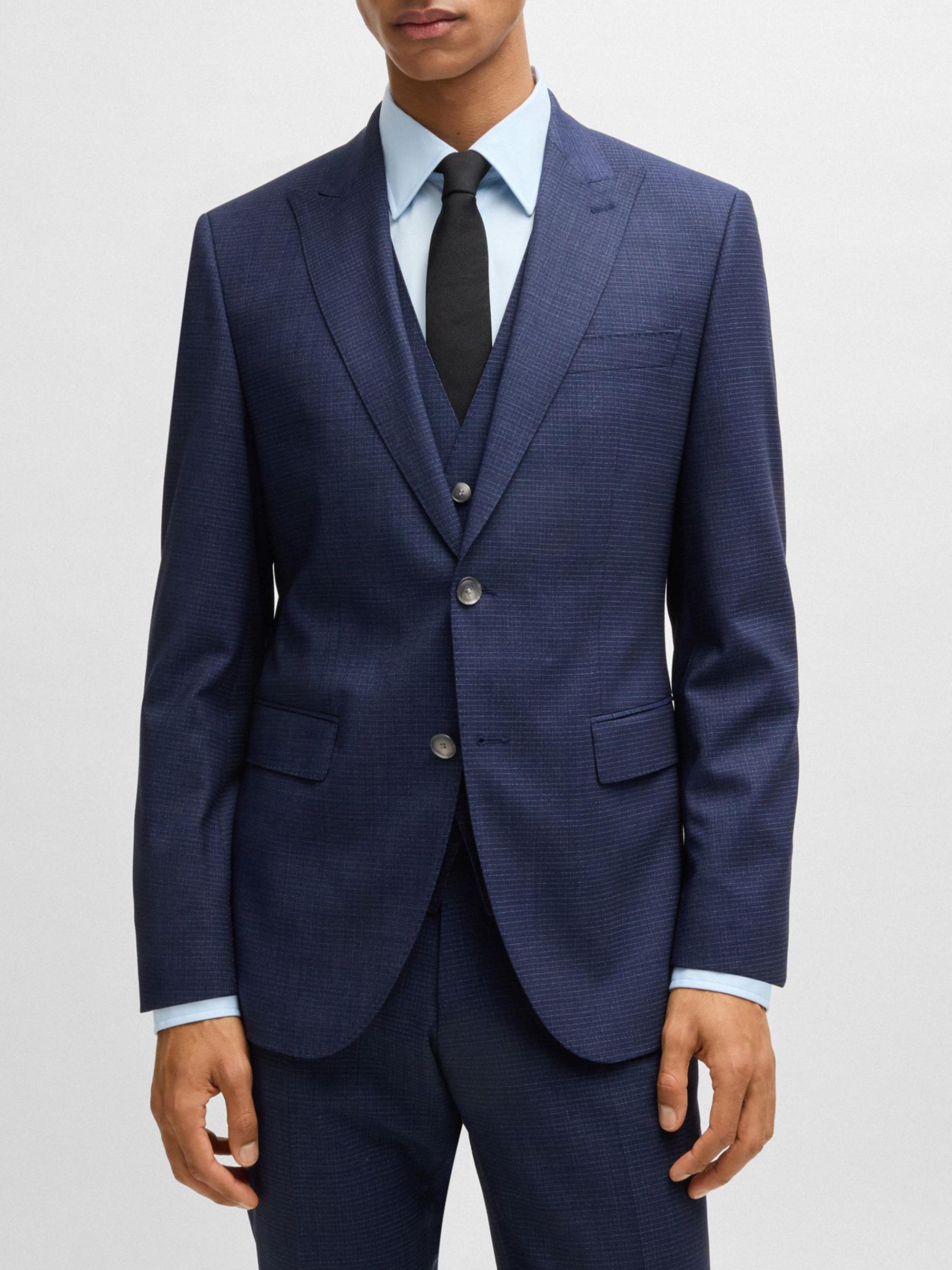 BOSS Regular-Fit Three-Piece Suit in Stretch Wool | Saks Fifth Avenue