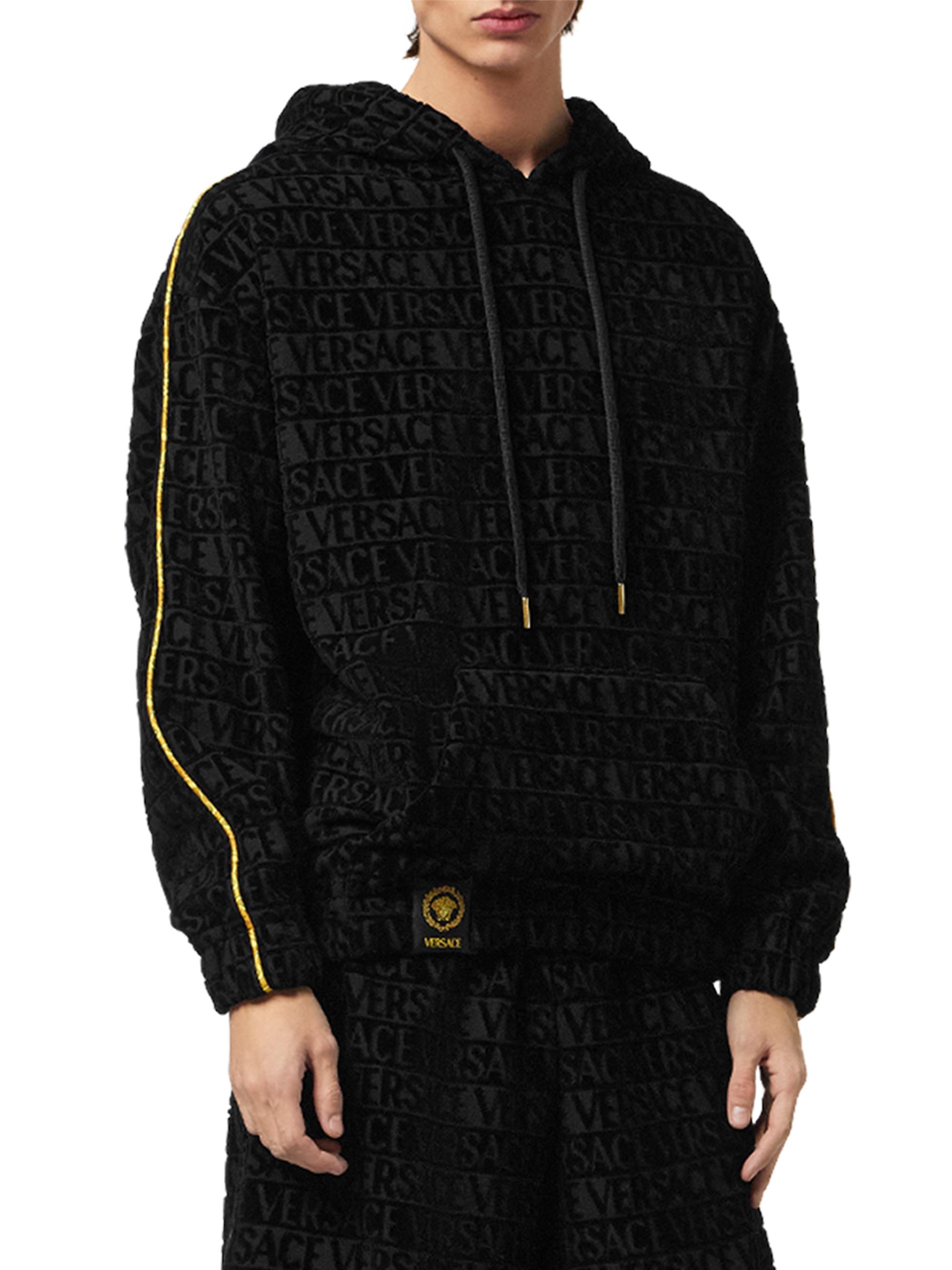 Versace Cotton Terry Logo Hoodie | Saks Fifth Avenue