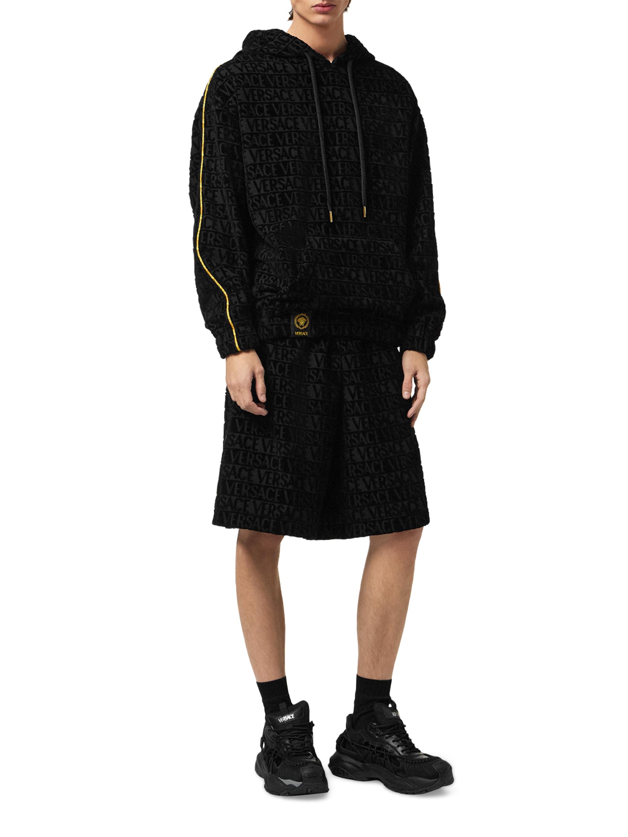 Versace Cotton Terry Logo Hoodie | Saks Fifth Avenue