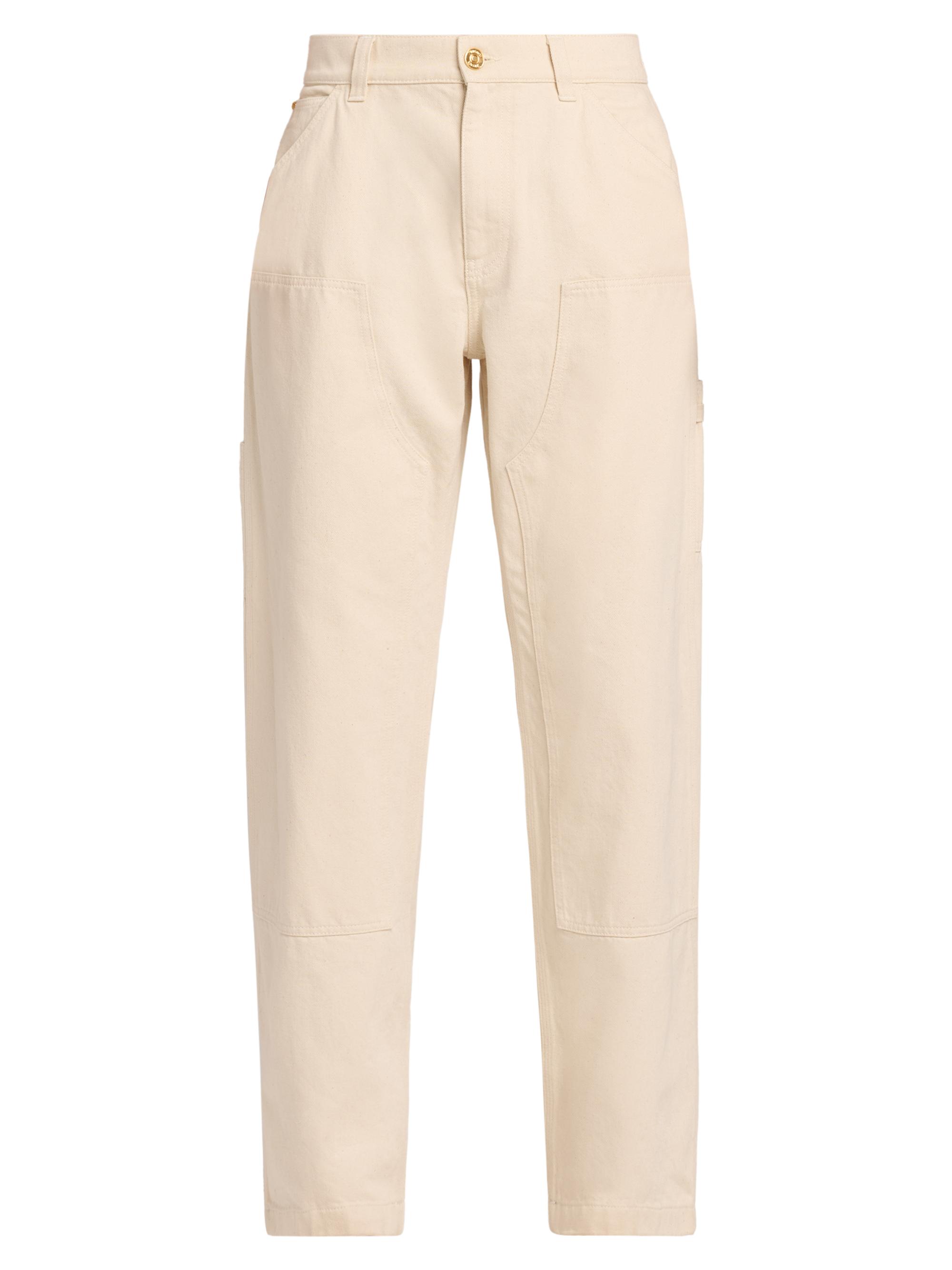 Versace Men's Medusa Straight Jeans - Ecru