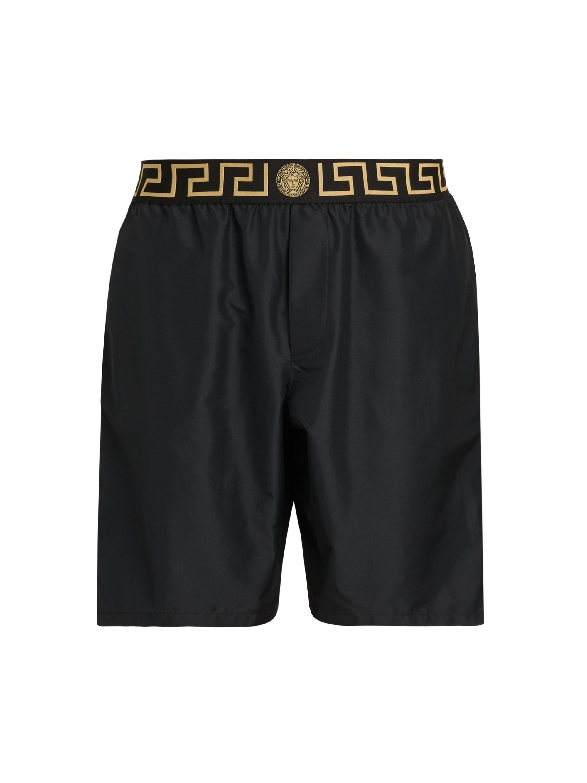 Versace Men's Grecca Swim Trunks - Sea Green