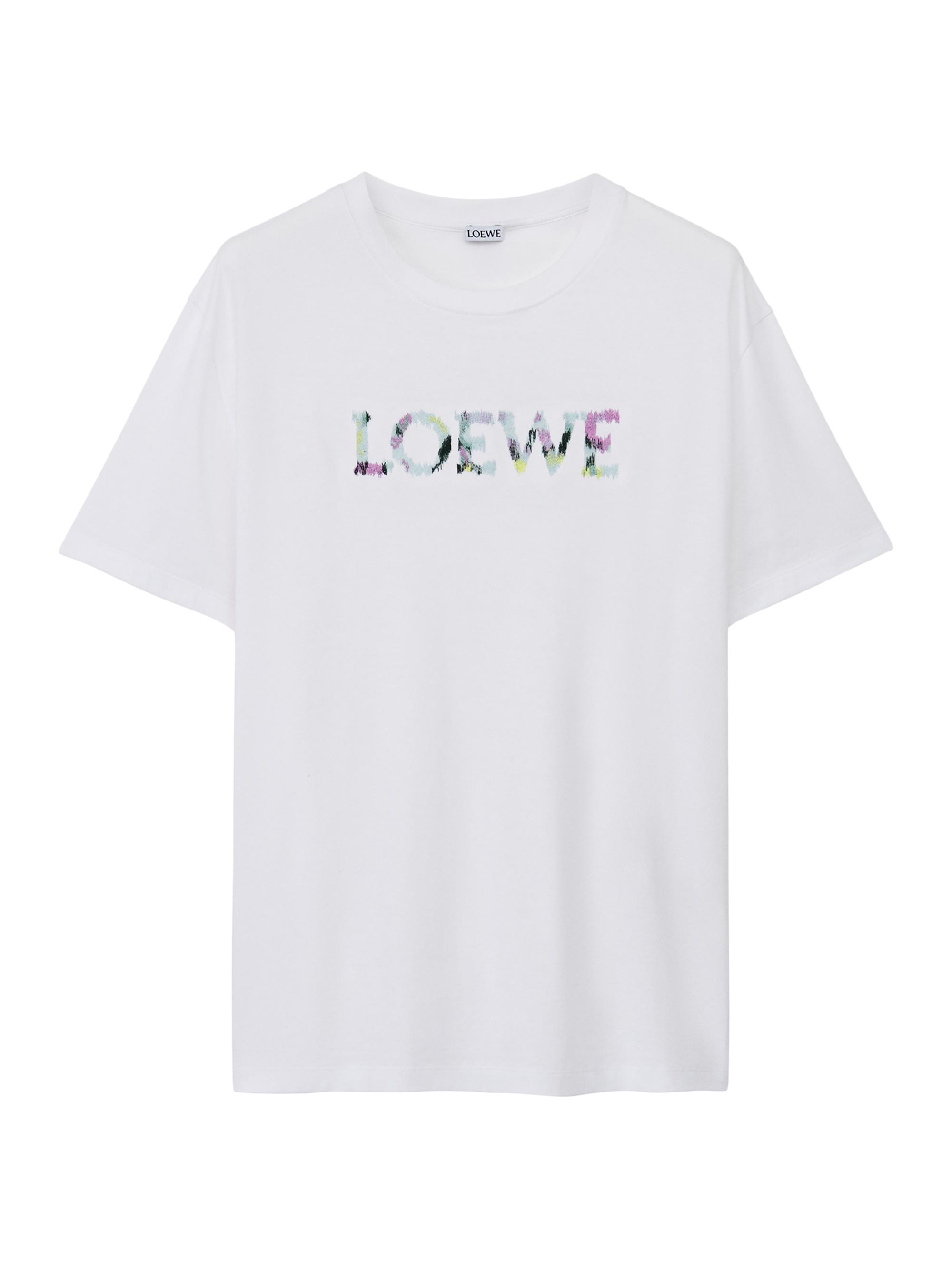 LOEWE Graphic Logo Cotton Relaxed-Fit T-Shirt | Saks Fifth Avenue