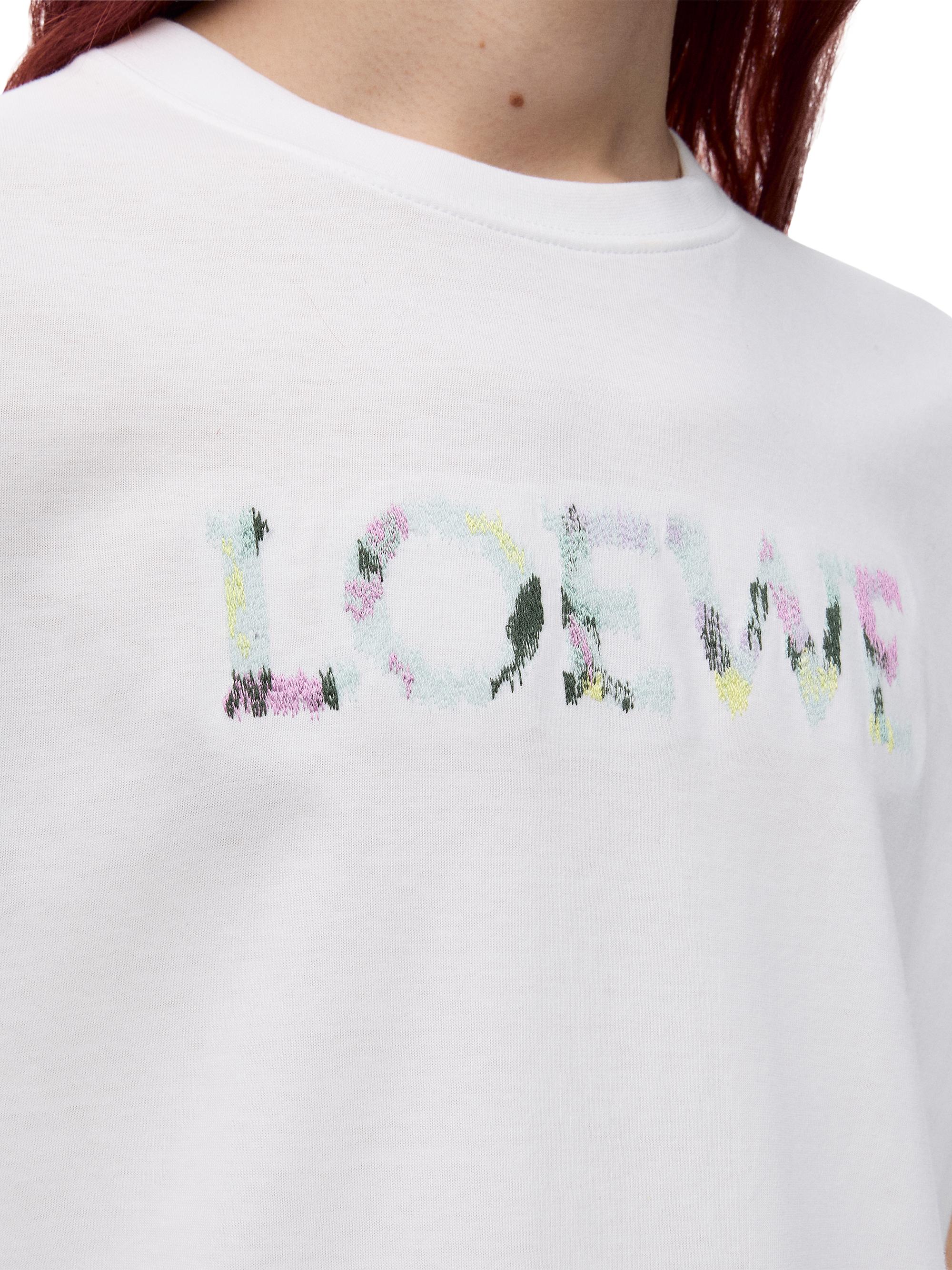 LOEWE Graphic Logo Cotton Relaxed-Fit T-Shirt | Saks Fifth Avenue