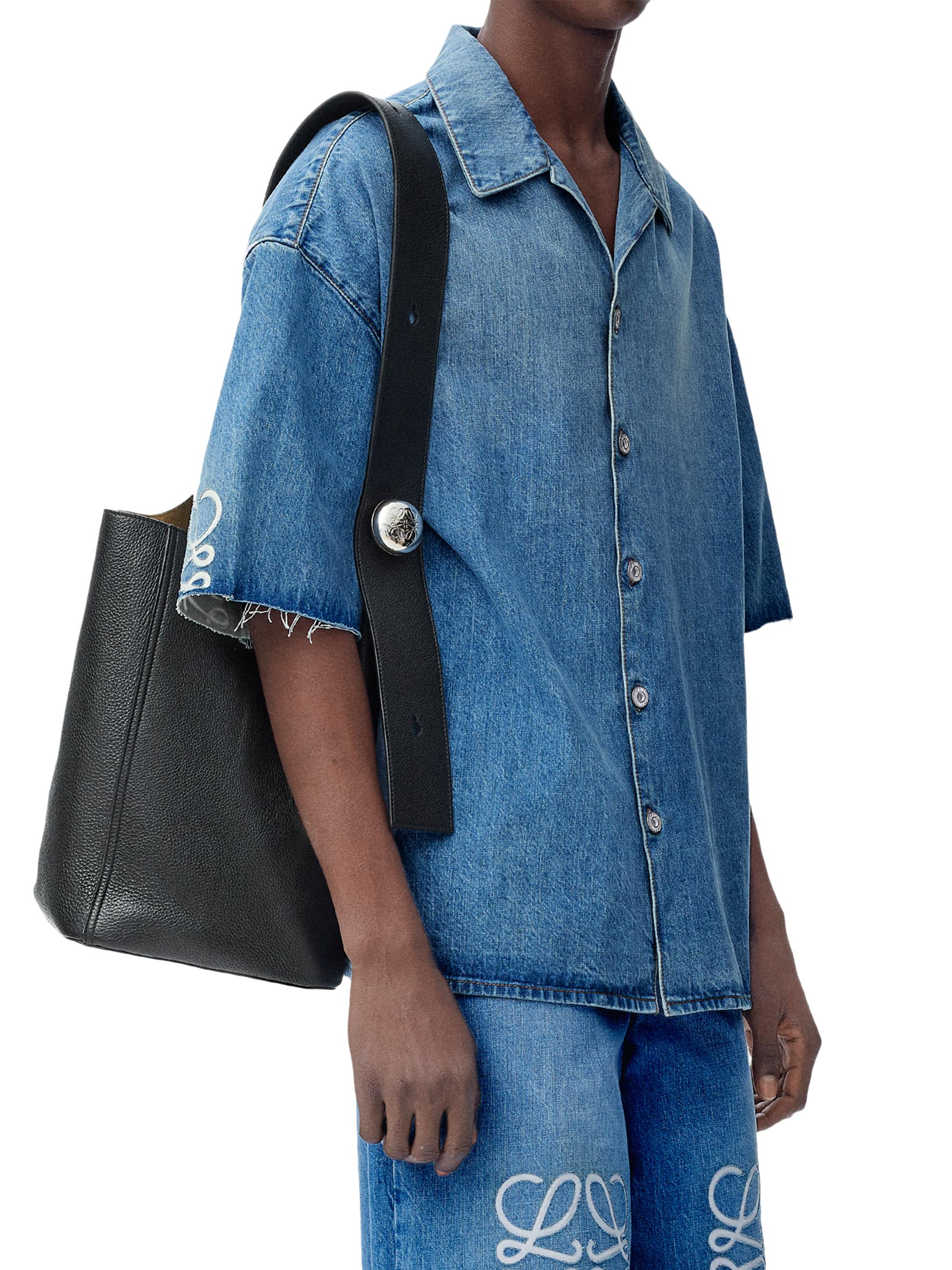 LOEWE Anagram Cotton Denim Shirt | Saks Fifth Avenue