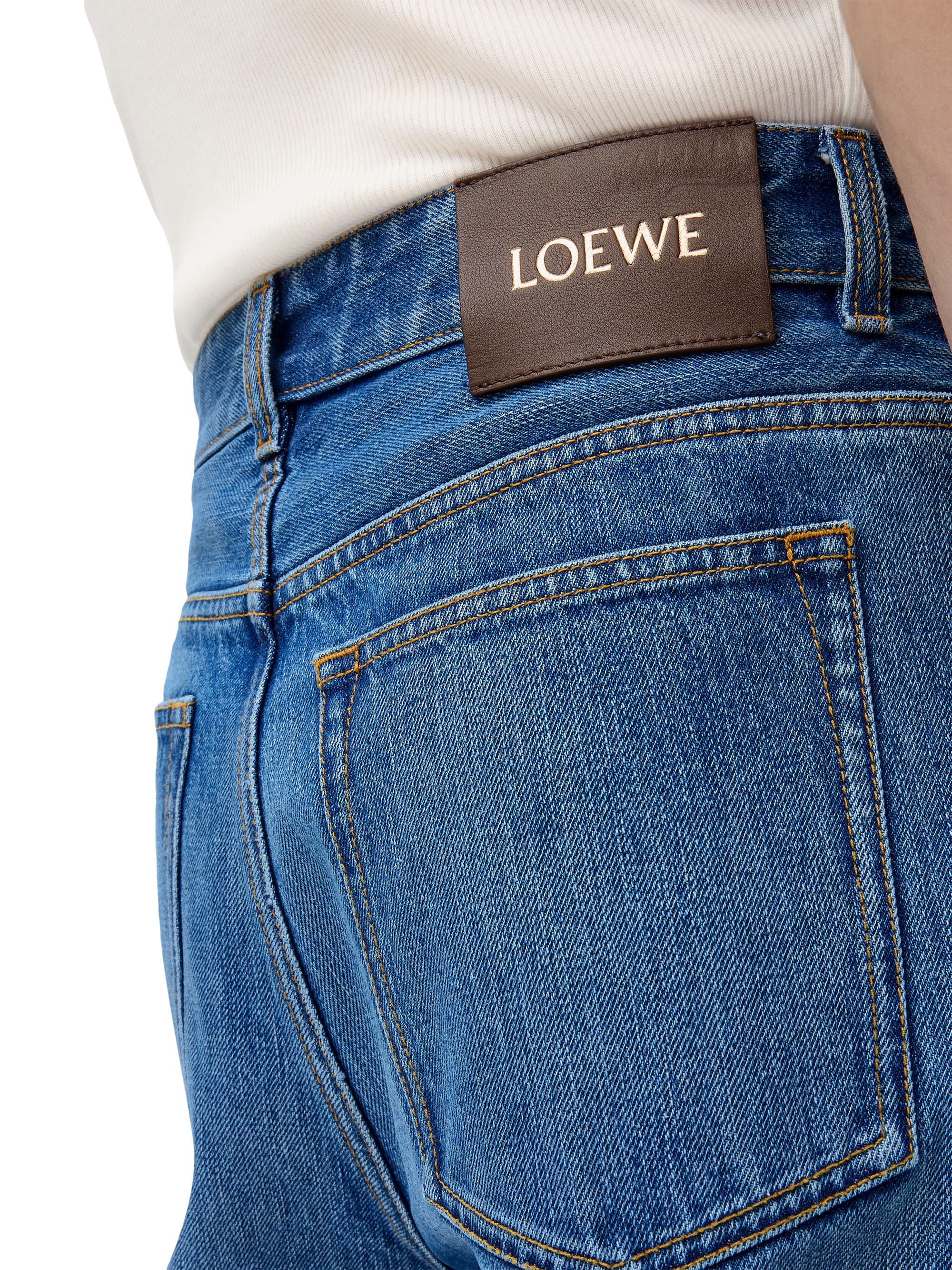 LOEWE Dark Washed Barrel Jeans | Saks Fifth Avenue