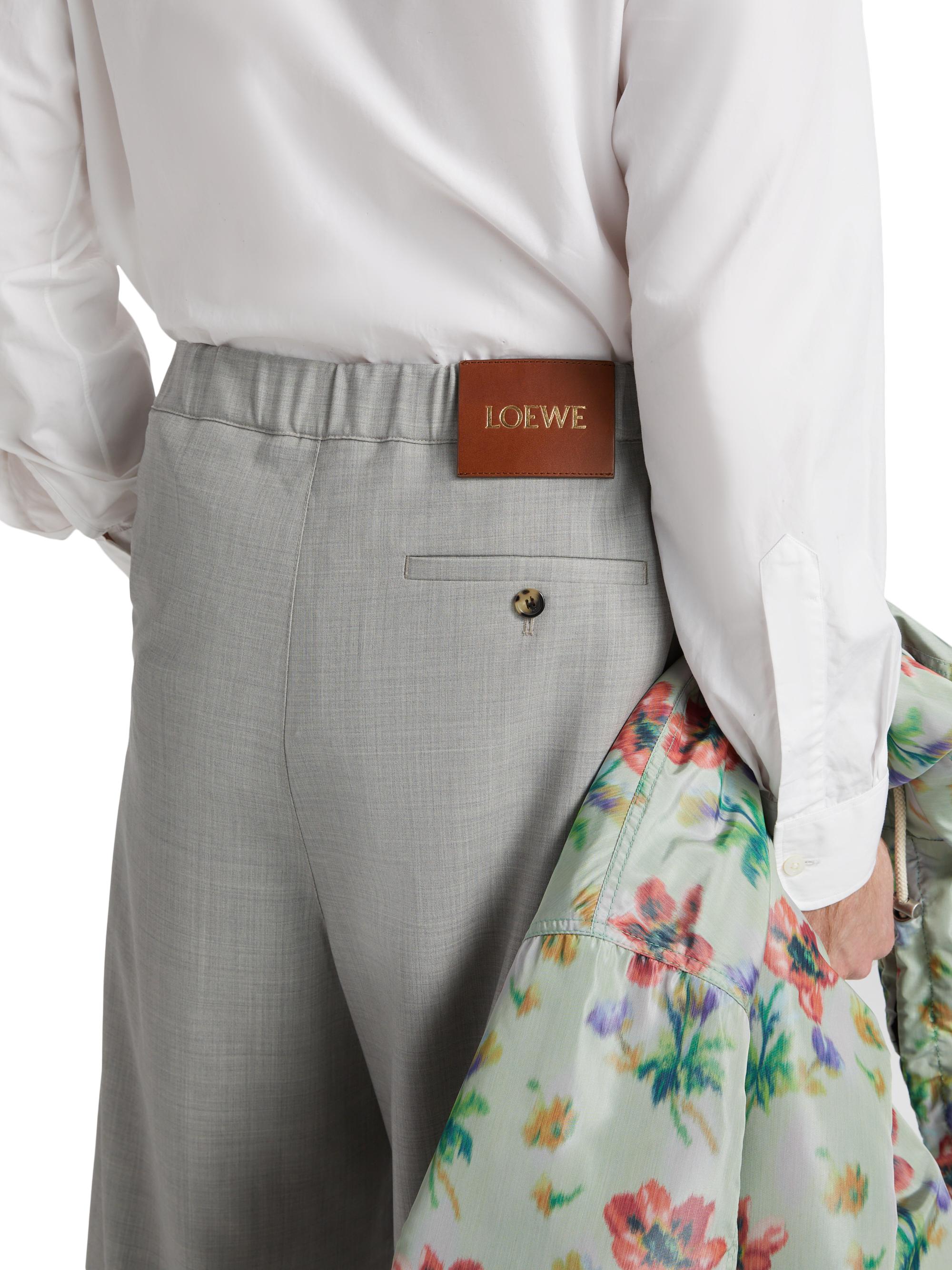 LOEWE Drawstring Wool-Blend Trousers | Saks Fifth Avenue