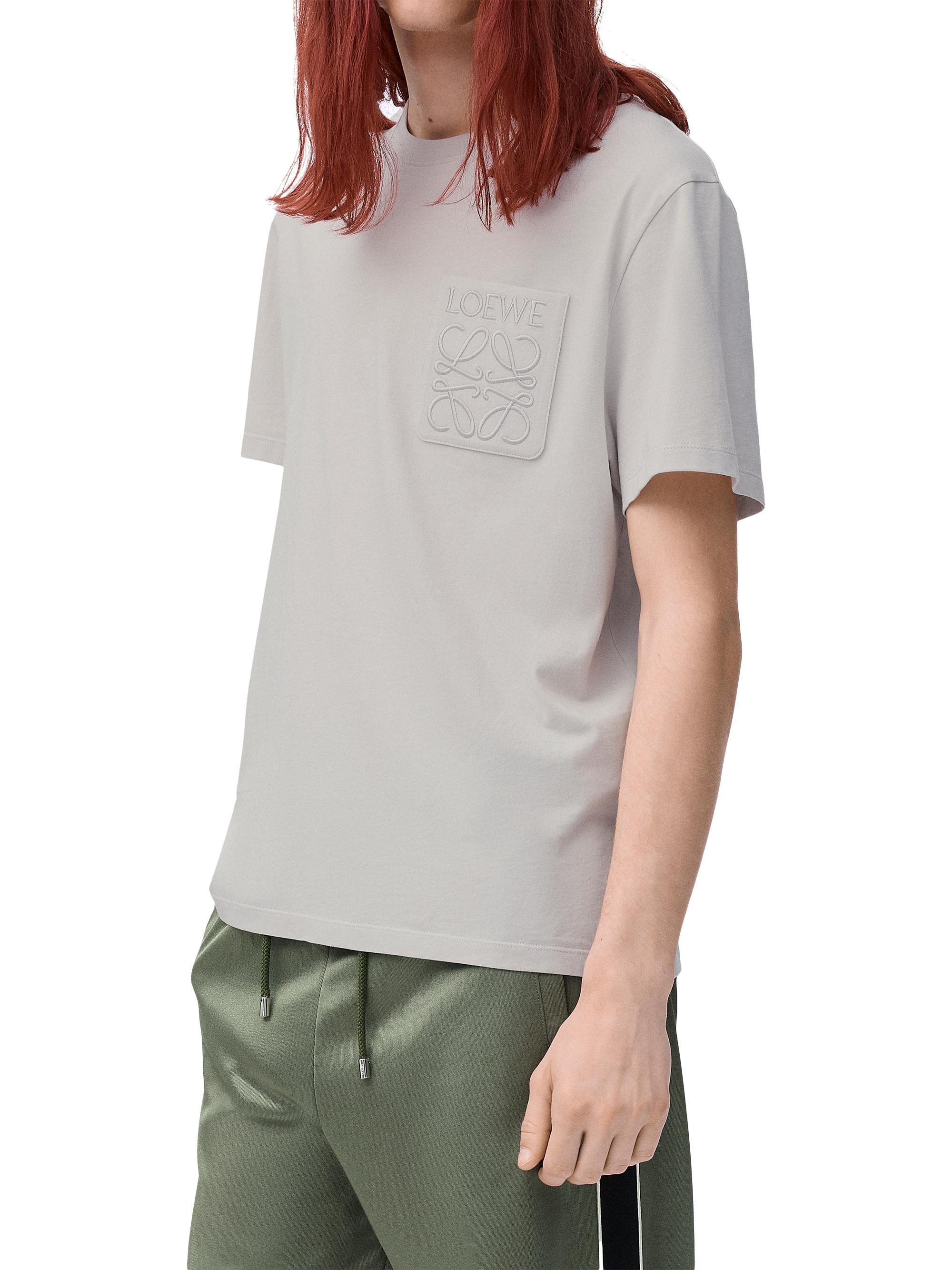 LOEWE Anagram Pocket Cotton T-Shirt | Saks Fifth Avenue