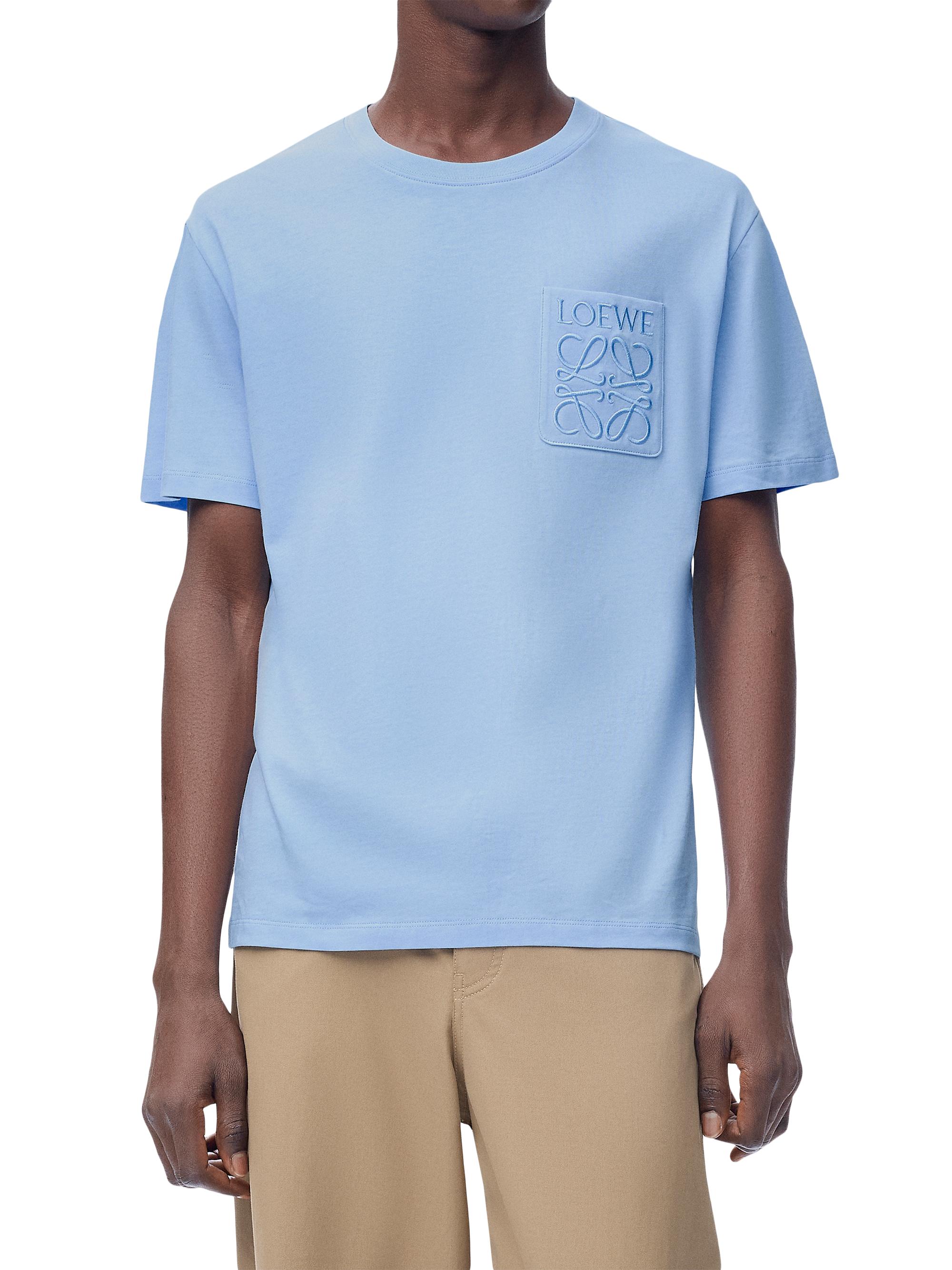 LOEWE アクアリウム　Tシャツ　ロゴ　M LOEWE Anagram Pocket Cotton T-Shirt | Saks Fifth Avenue