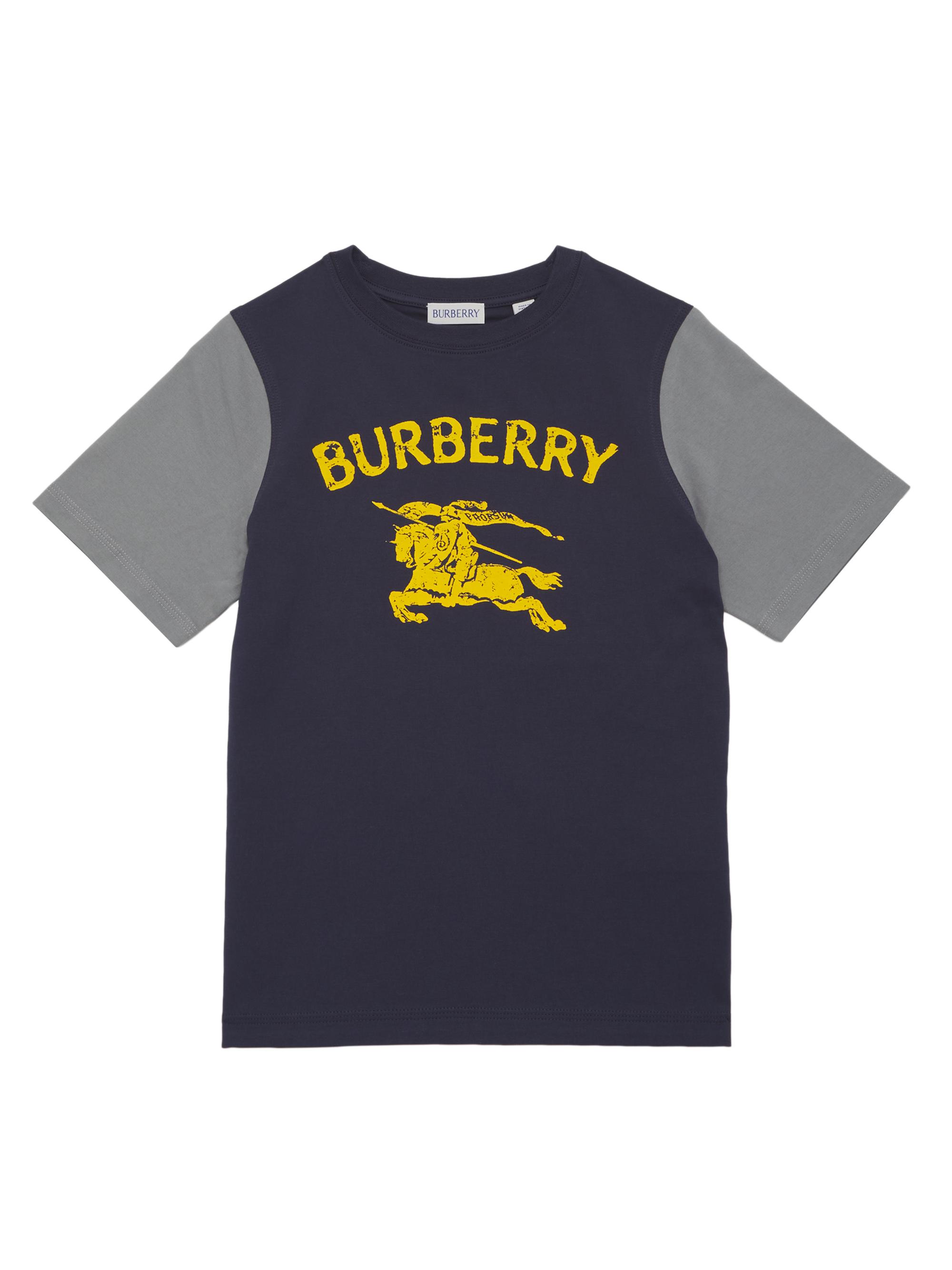 Burberry Little Boy's & Boy's Equestrian Knight Design T-Shirt - Storm Blue