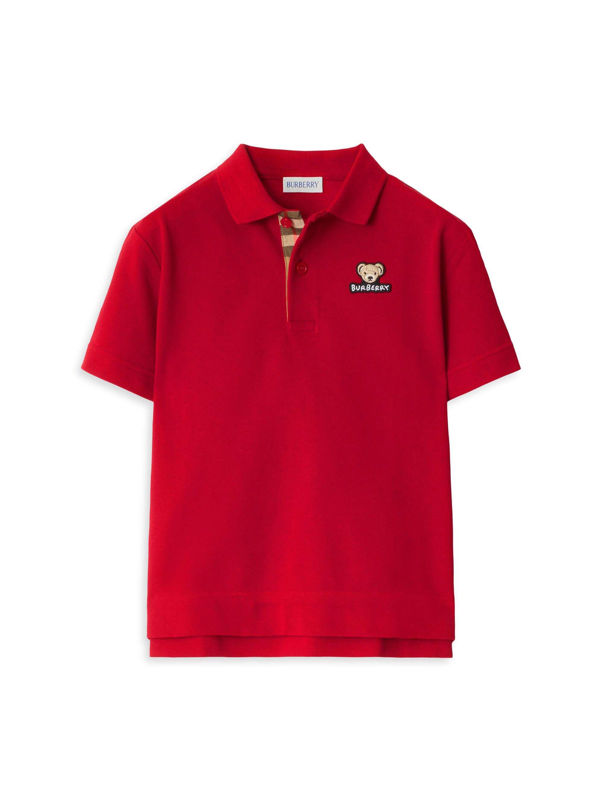 しさburberry ポーロシャツ Burberry Baby's, Litlle Boy's & Boy's Johane Bear Logo Polo Shirt
