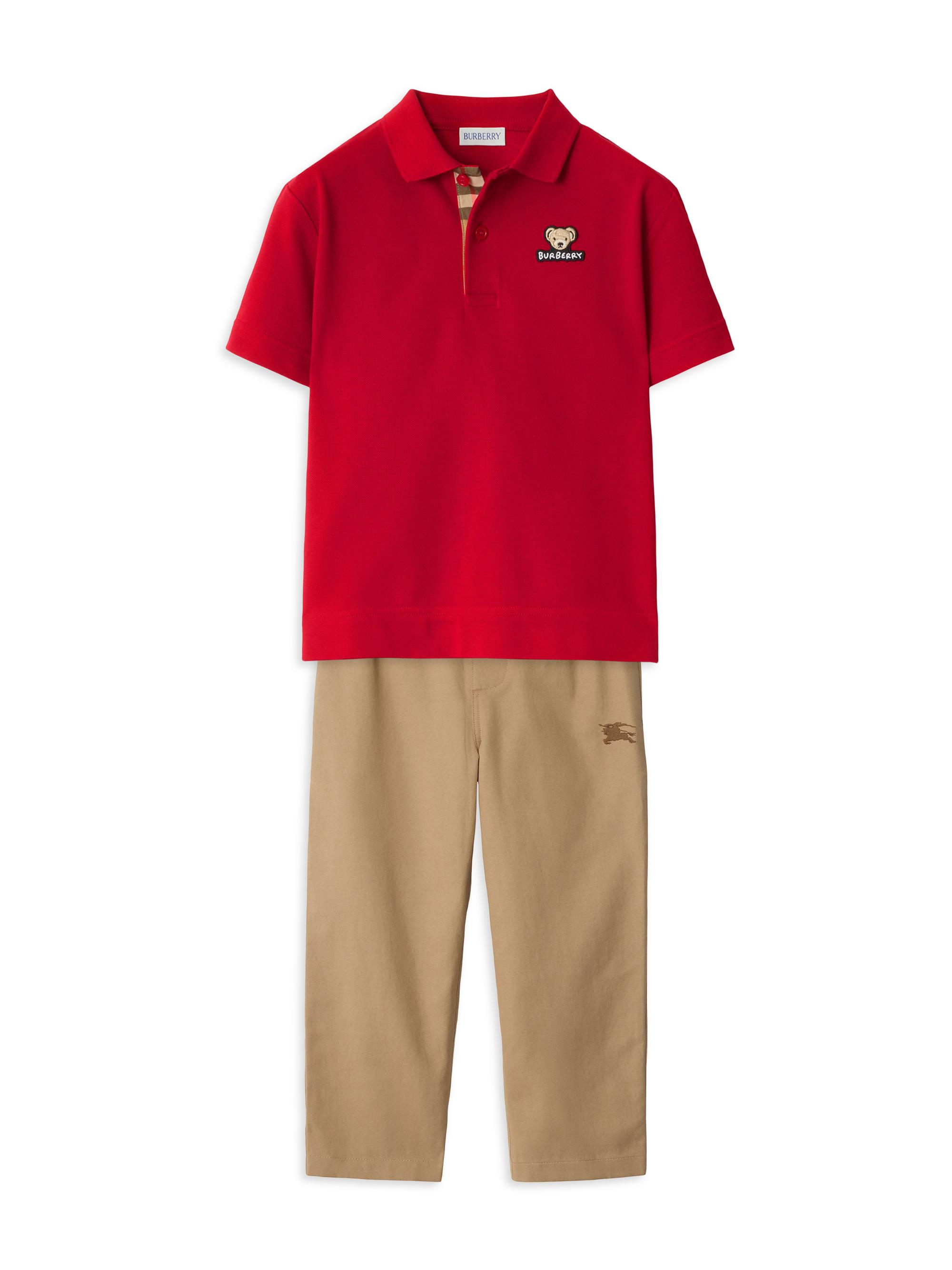 Burberry Baby's, Litlle Boy's & Boy's Johane Bear Logo Polo Shirt