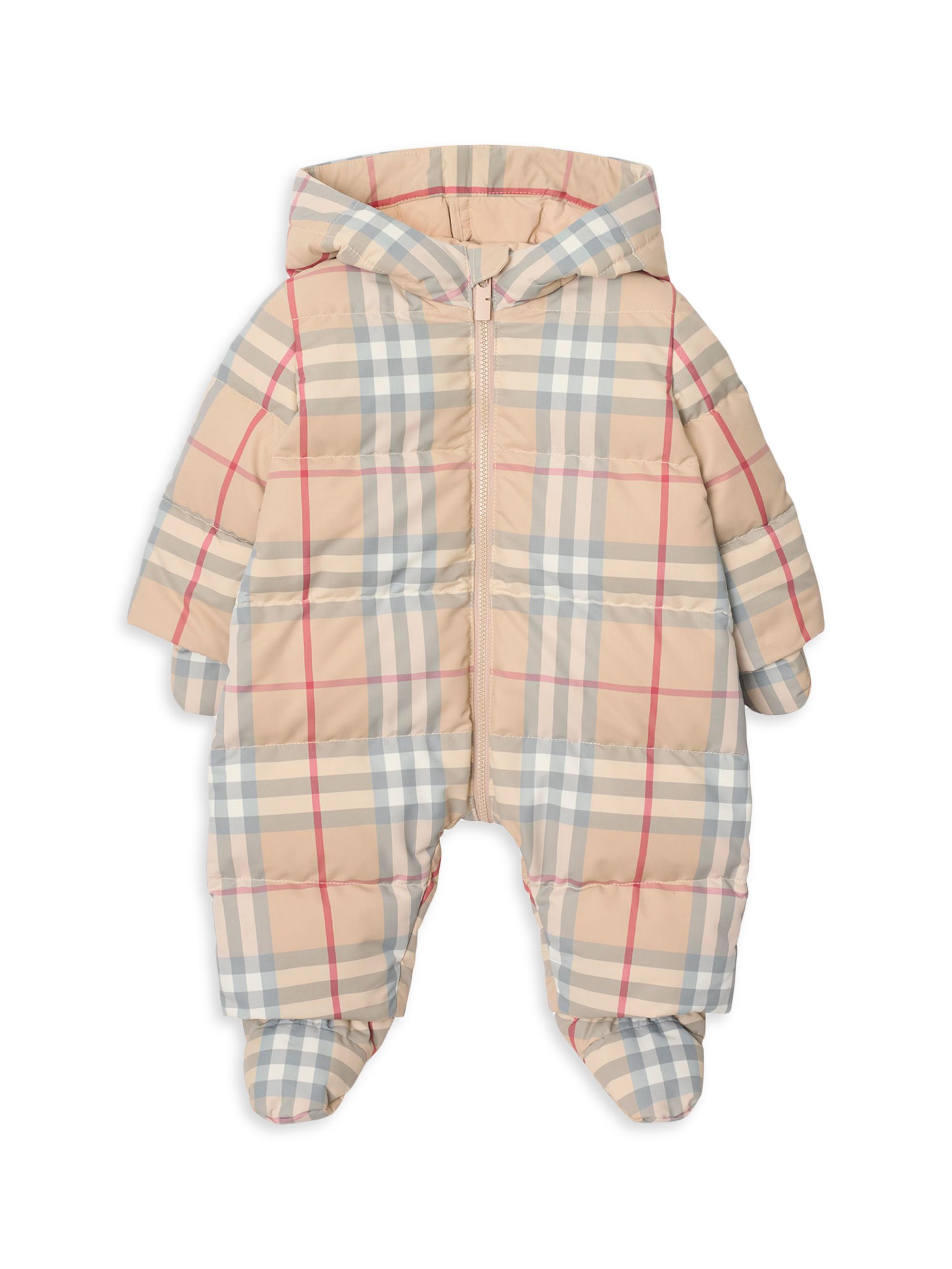 Burberry★baby Burberry Baby's Lennox Check Coveralls | Saks Fifth Avenue