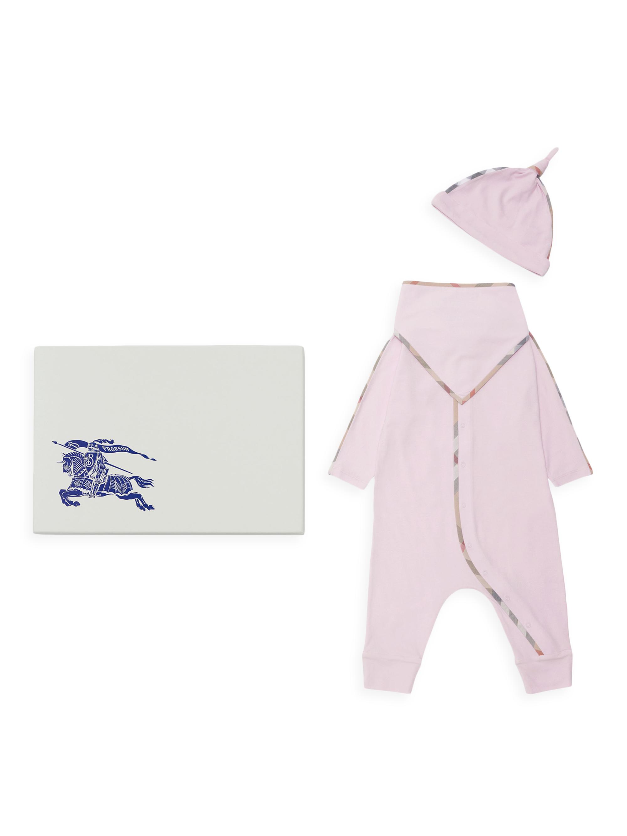 Burberry Baby's Hamilton Stretch Cotton Three-Piece Gift Set