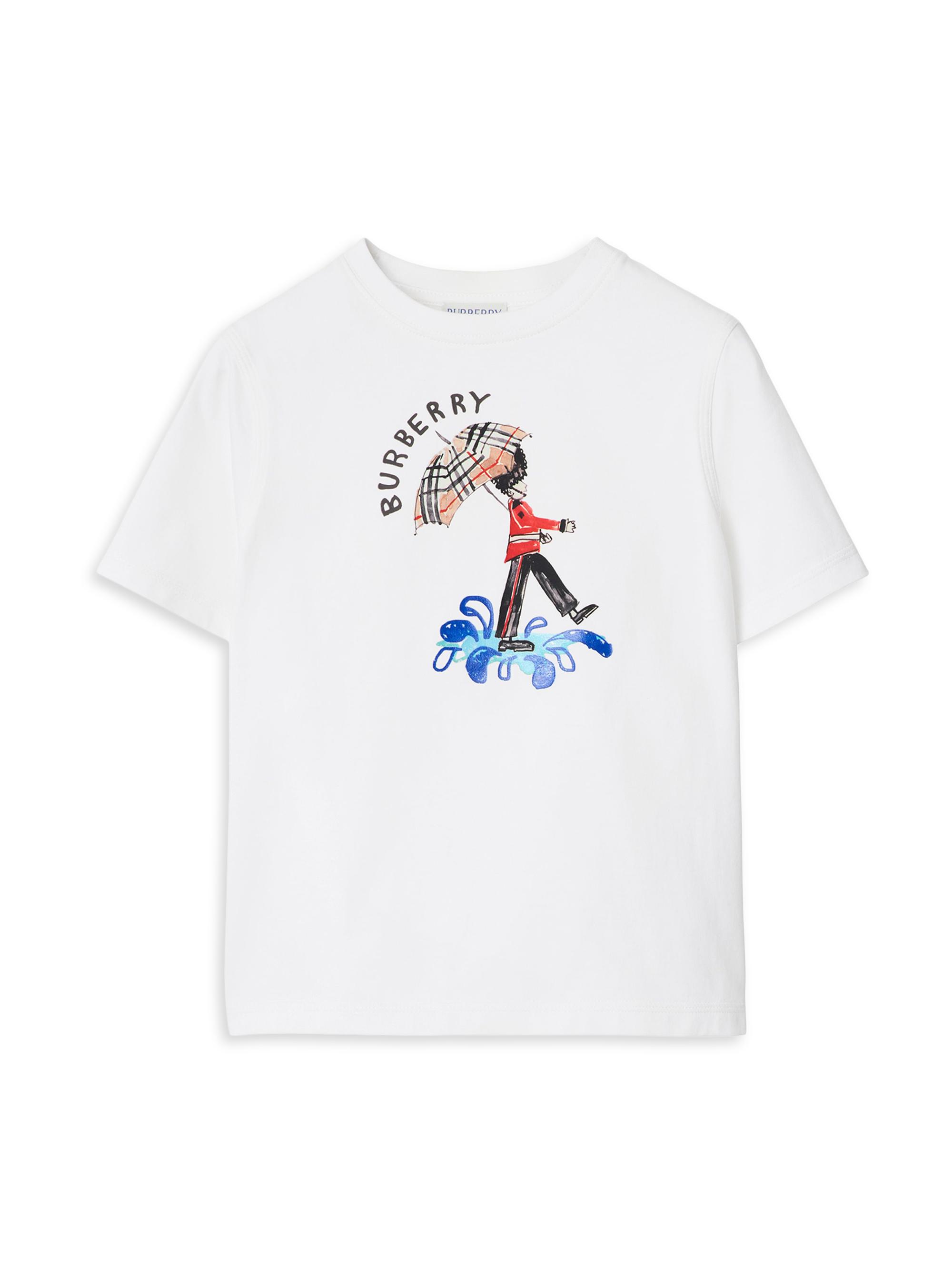 Burberry Baby's & Little Kid's Check Mesh T-Shirt | Saks