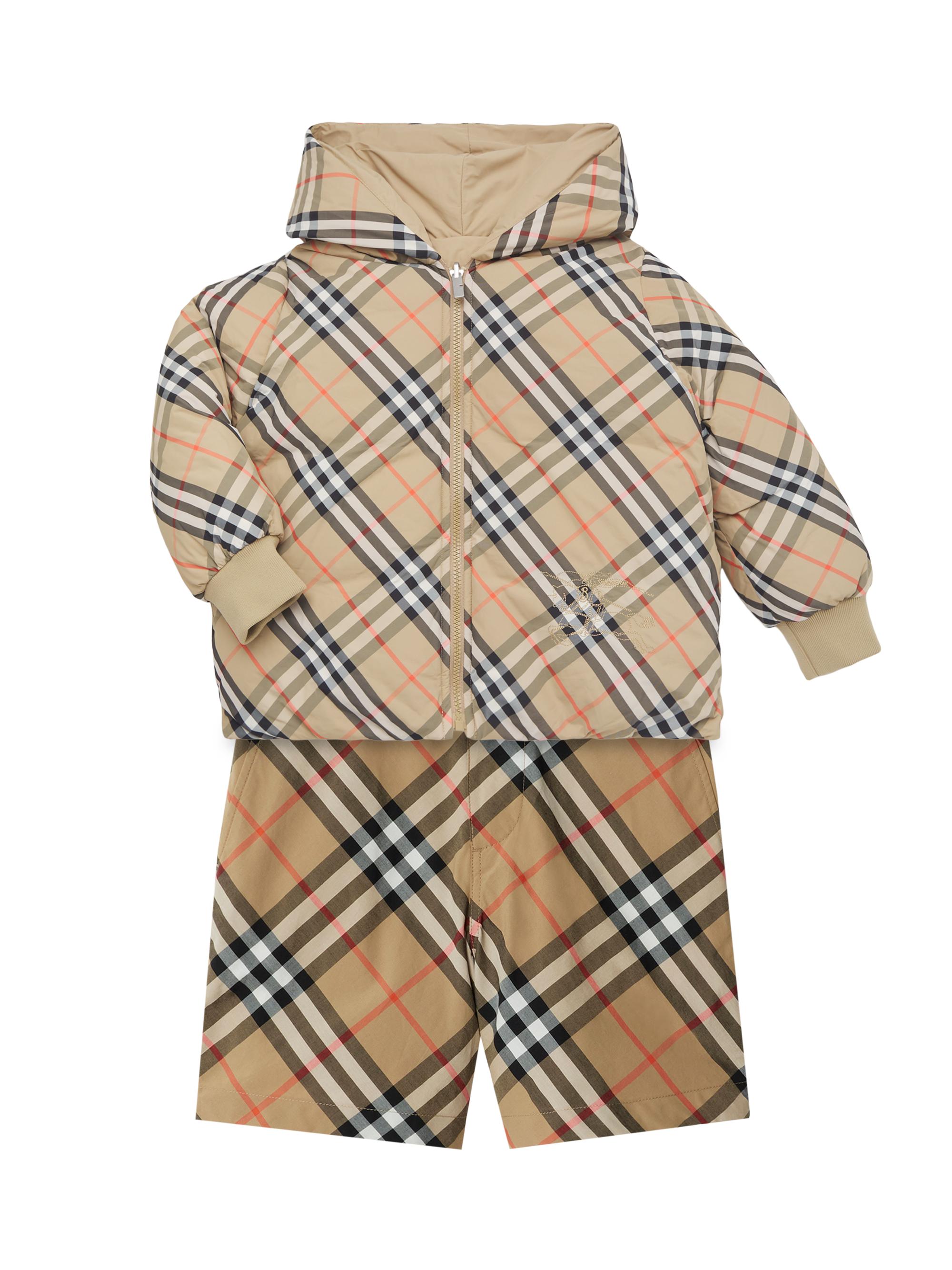 Burberry Little Kid's & Kid's Reversible Check Jacket | Saks Fifth