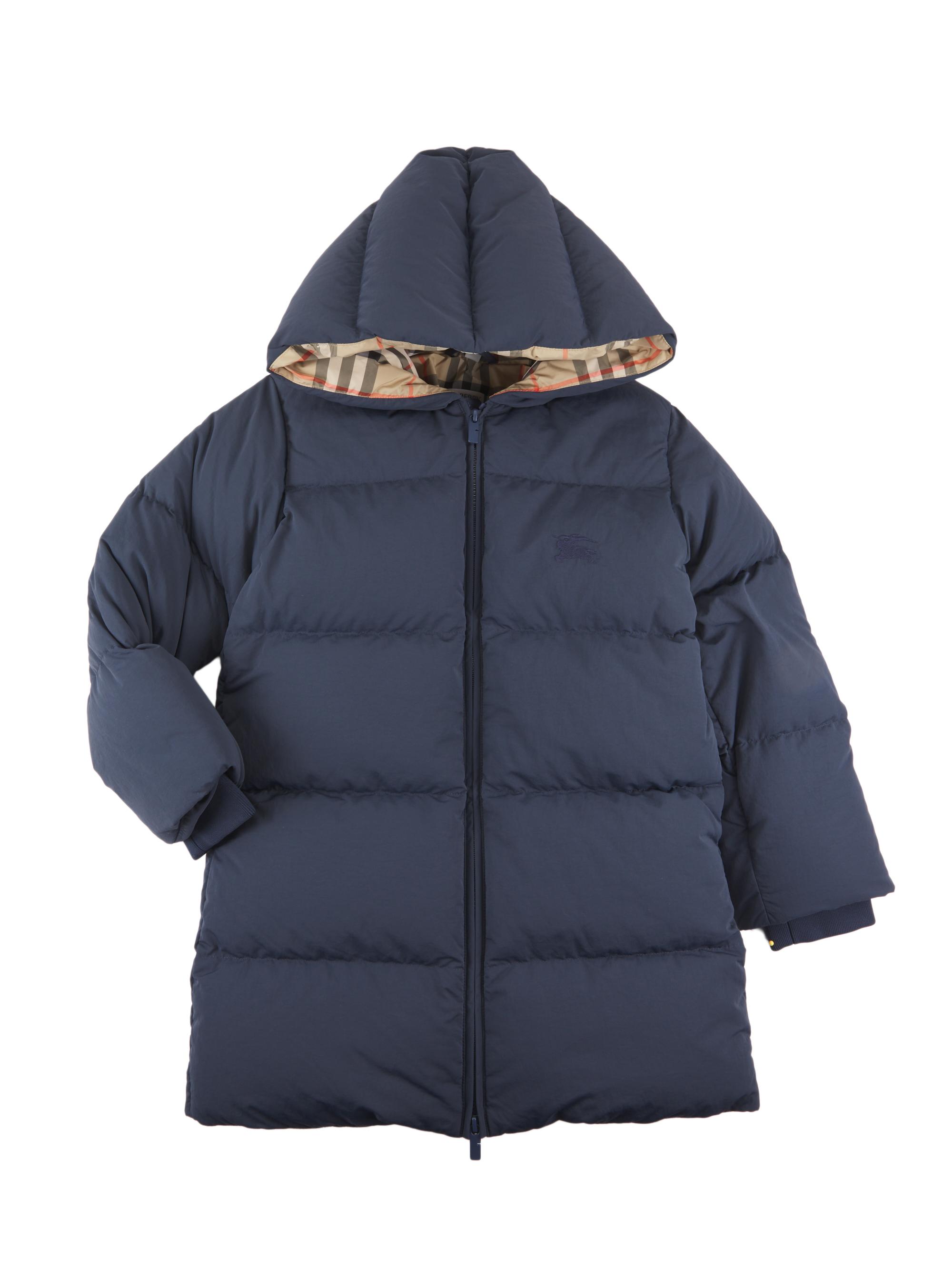 Burberry Little Kid's & Kid's Down Puffer Coat - Lake Blue