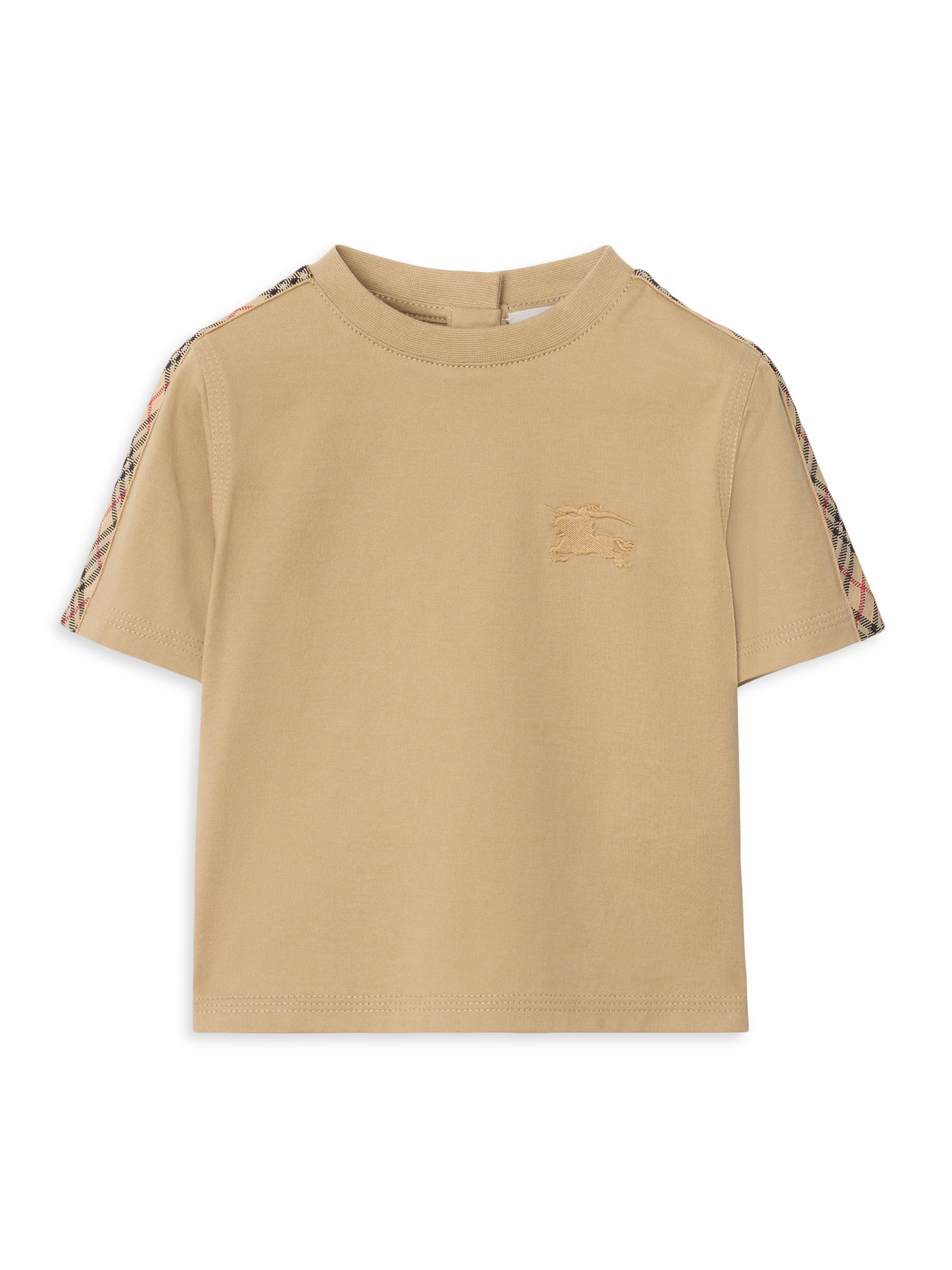 Burberry Baby Boy's, Little Boy's & Boy's Check Label Cotton T