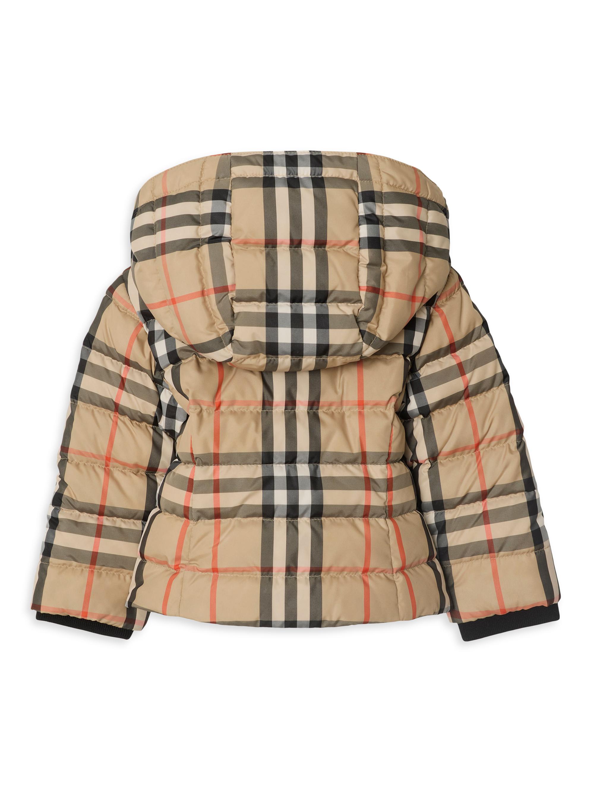 Burberry Baby's, Little Kid's & Kid's Cecilia Check Jacket | Saks