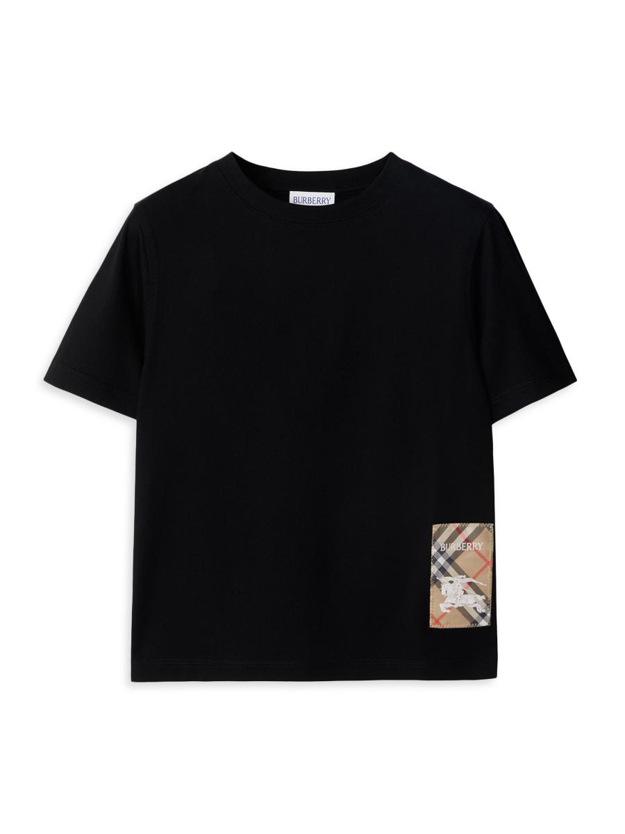 Burberry Baby Boy's, Little Boy's & Boy's Check Label Cotton