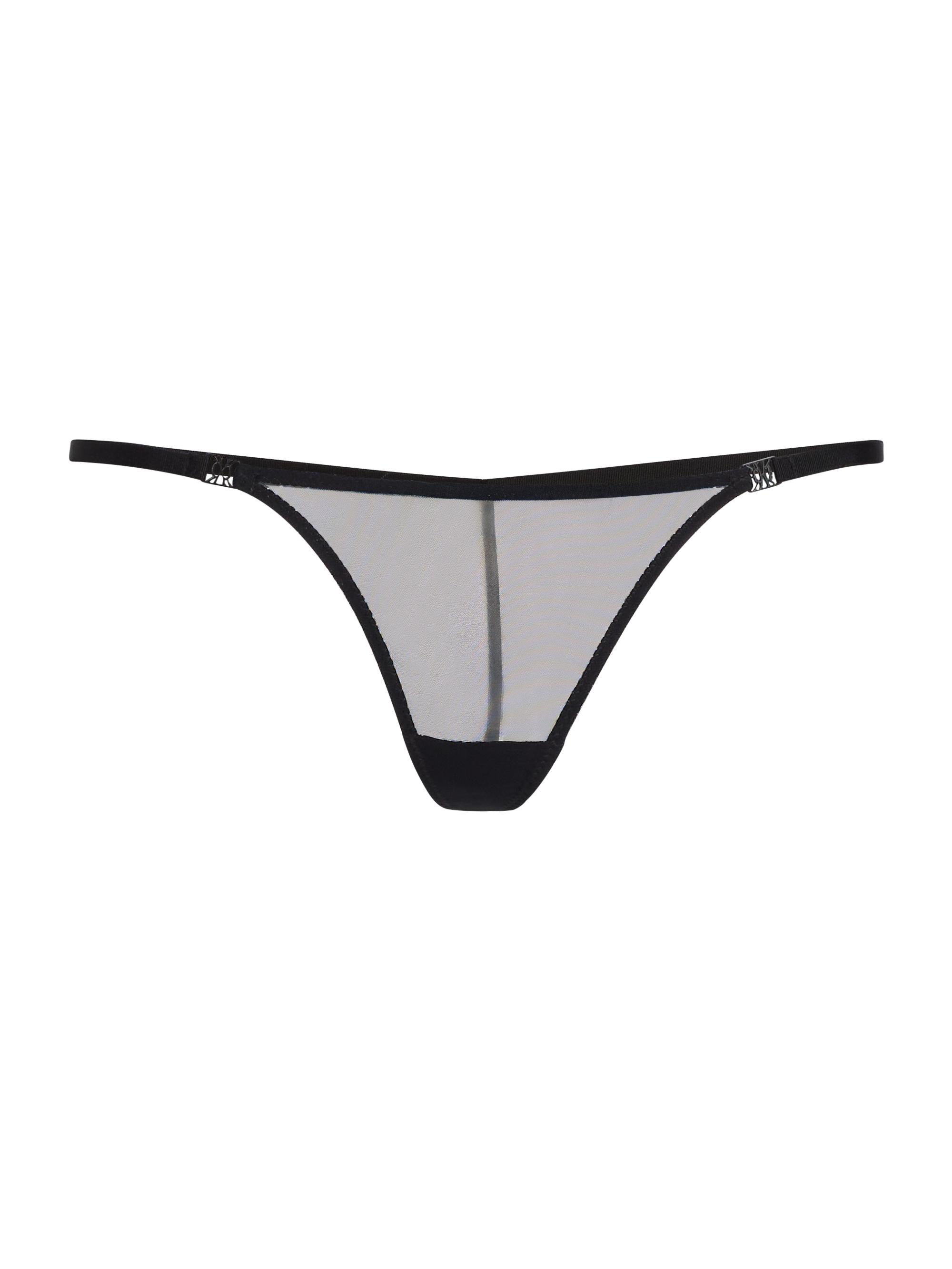 Kiki de Montparnasse Women's Brienne Mesh G-String Thong - Black