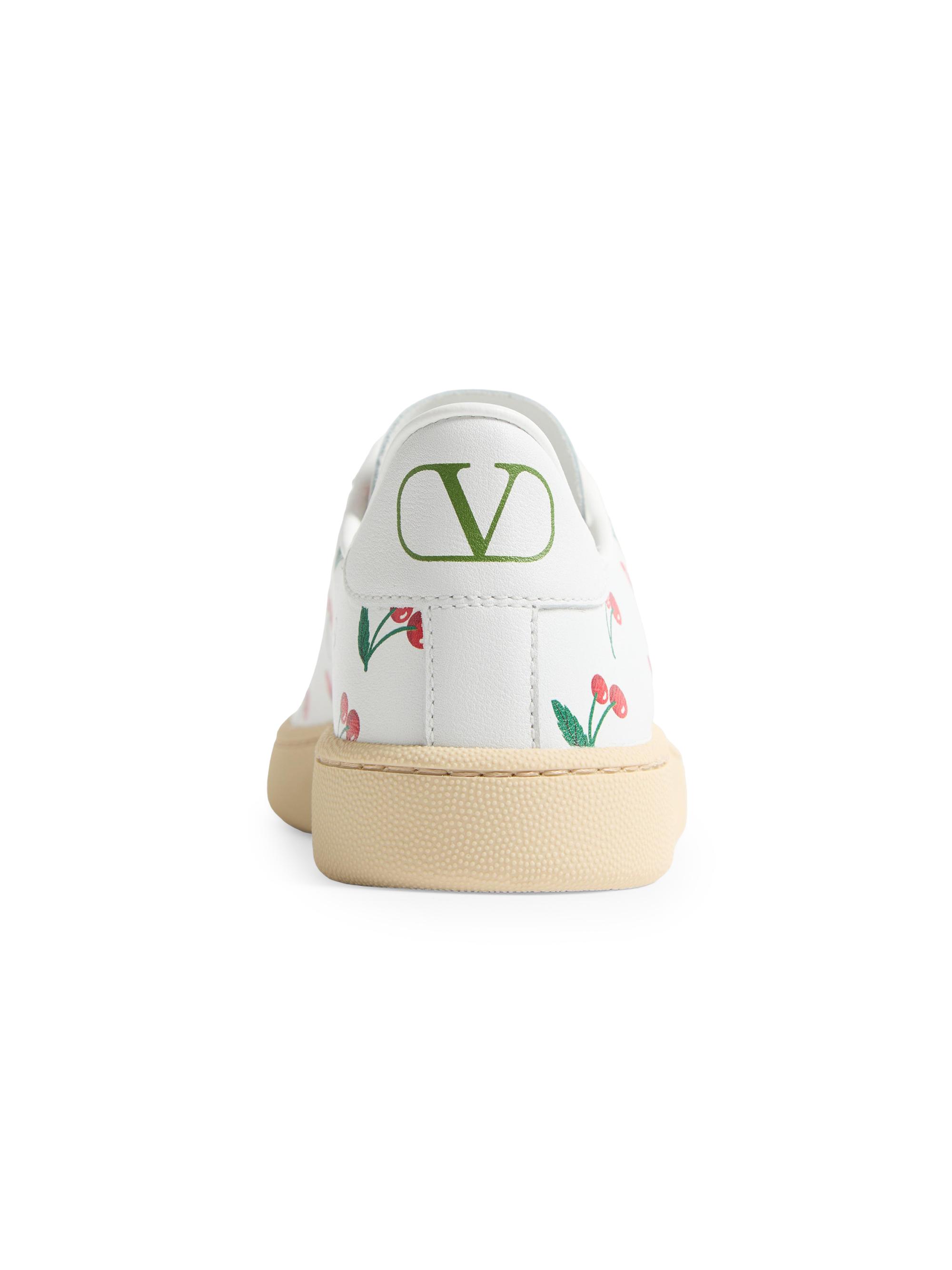 Valentino Garavani Royco Sneakers in Nappa Calfskin with Cherryfic
