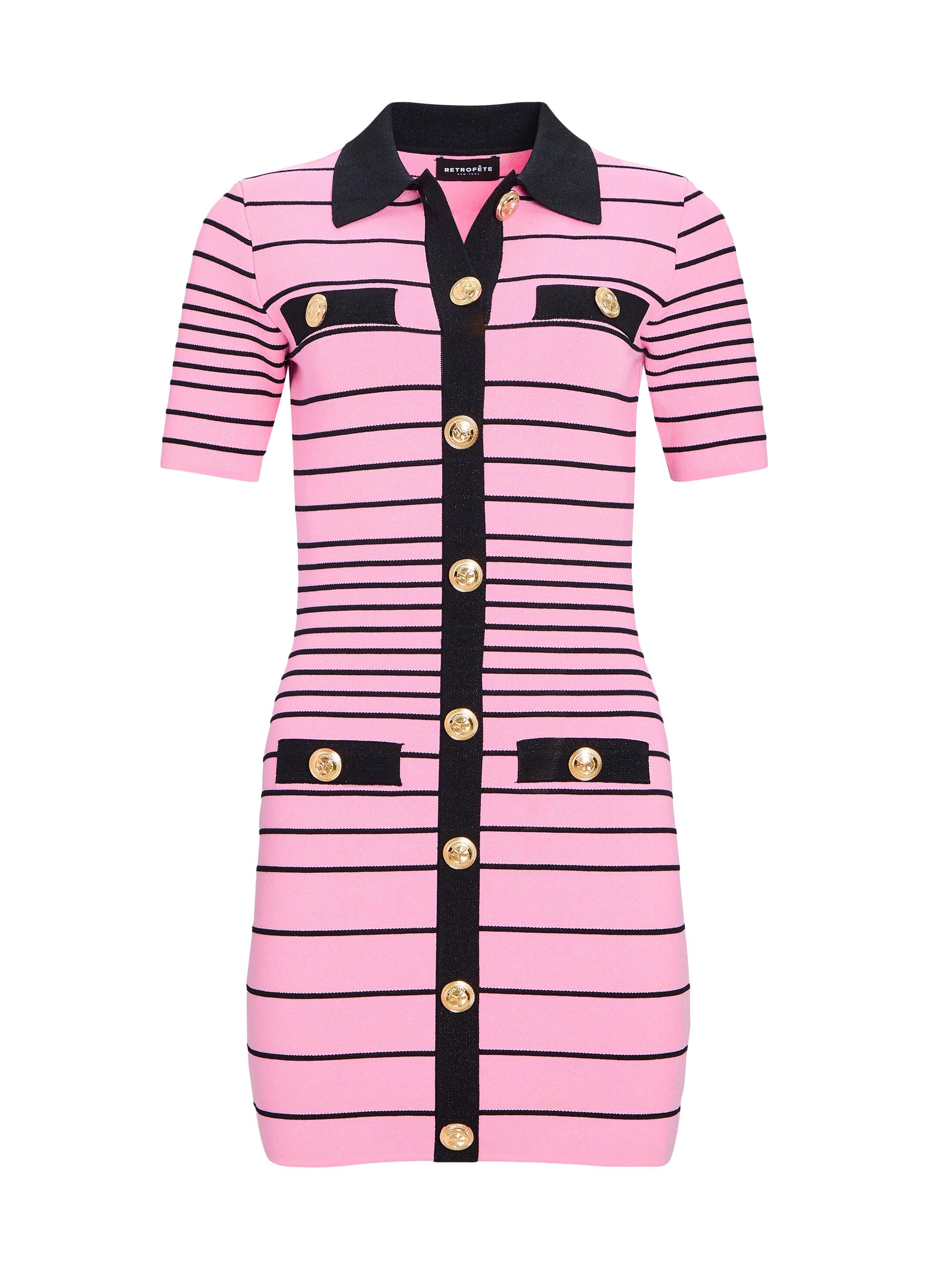 Retrofête Women's Kiersten Dress - Metallic Light Rose