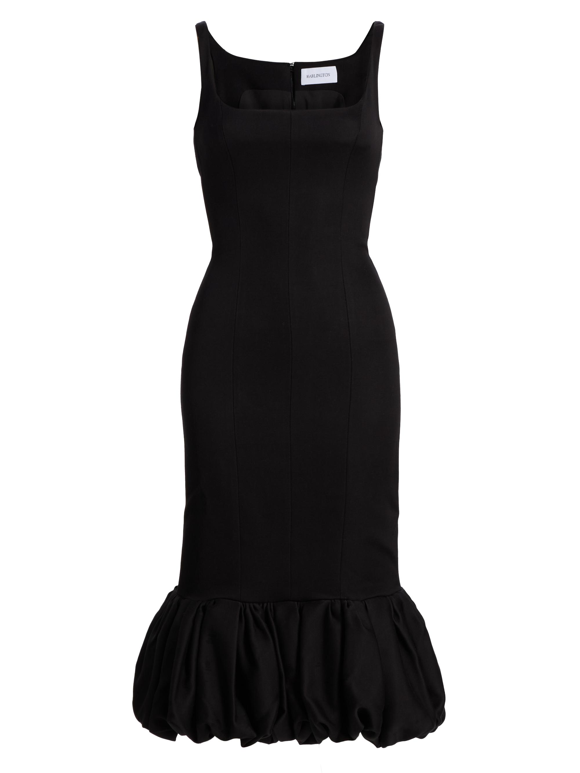 16Arlington Women's Arcelin Flounce Cocktail Dress - Nero