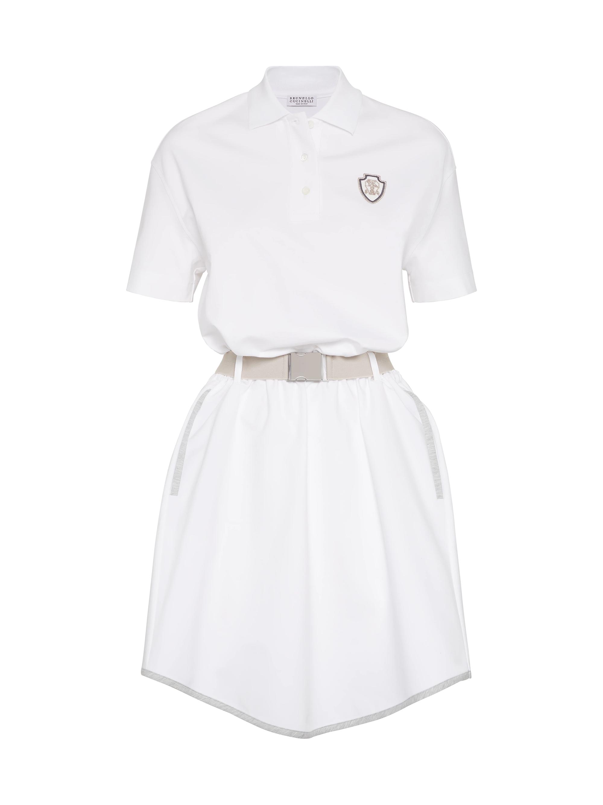 Brunello Cucinelli Women's Couture Interlock Mini Dress - White